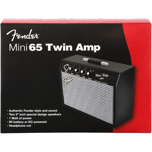 AMPLIFICADOR GUIT FENDER MINI 65 TWIN AMP NEGRO MOD0234812000