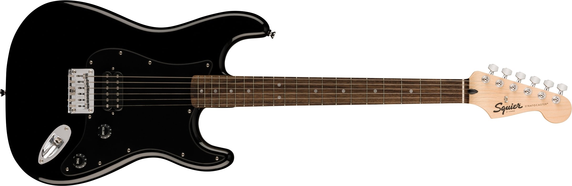 GUITARRA ELECTRICA SQUIER SONIC STRAT NEGRO LAUR H HT
