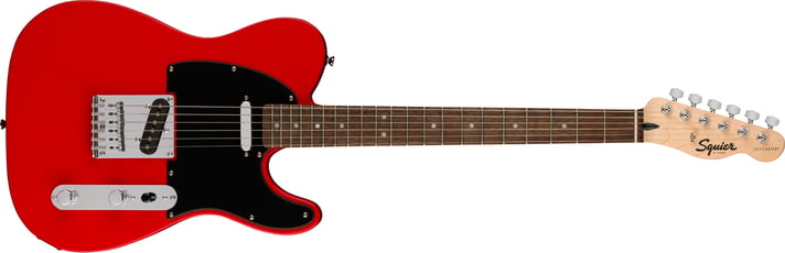 GUITARRA ELECTRICA SQUIER SONIC TELE ROJO LAUR