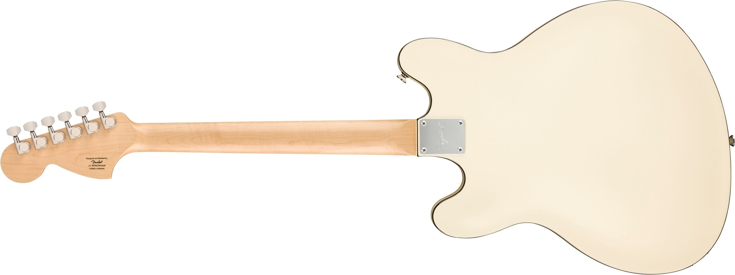 GUITARRA ELECTRICA SQUIER AFF STARCASTER DLX BLANCO