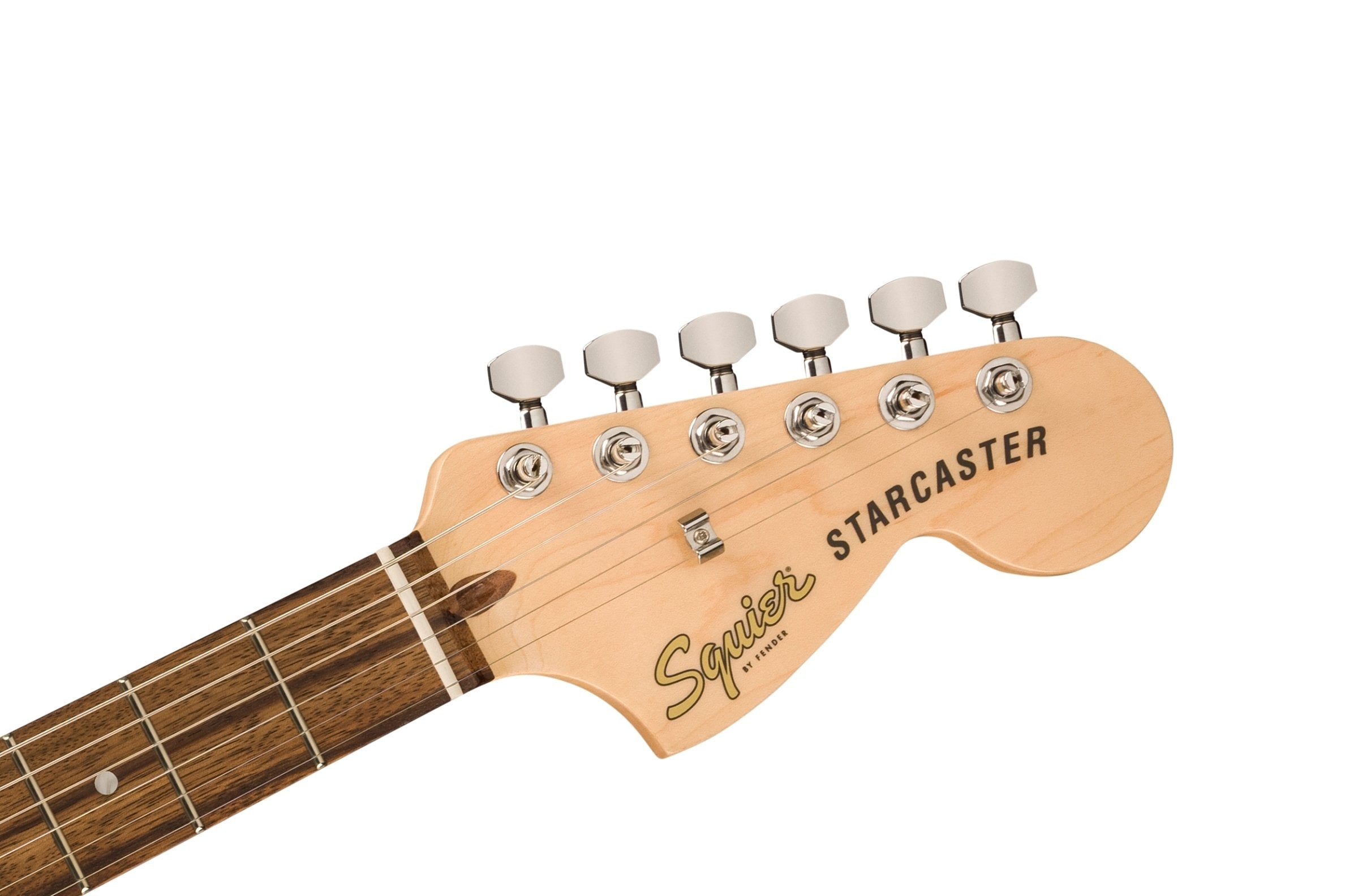 GUITARRA ELECTRICA SQUIER AFF STARCASTER DLX BLANCO