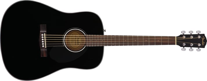 GUITARRA ACUSTICA FENDER CD60S FOLK NEGRO