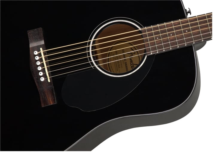 GUITARRA ACUSTICA FENDER CD60S FOLK NEGRO