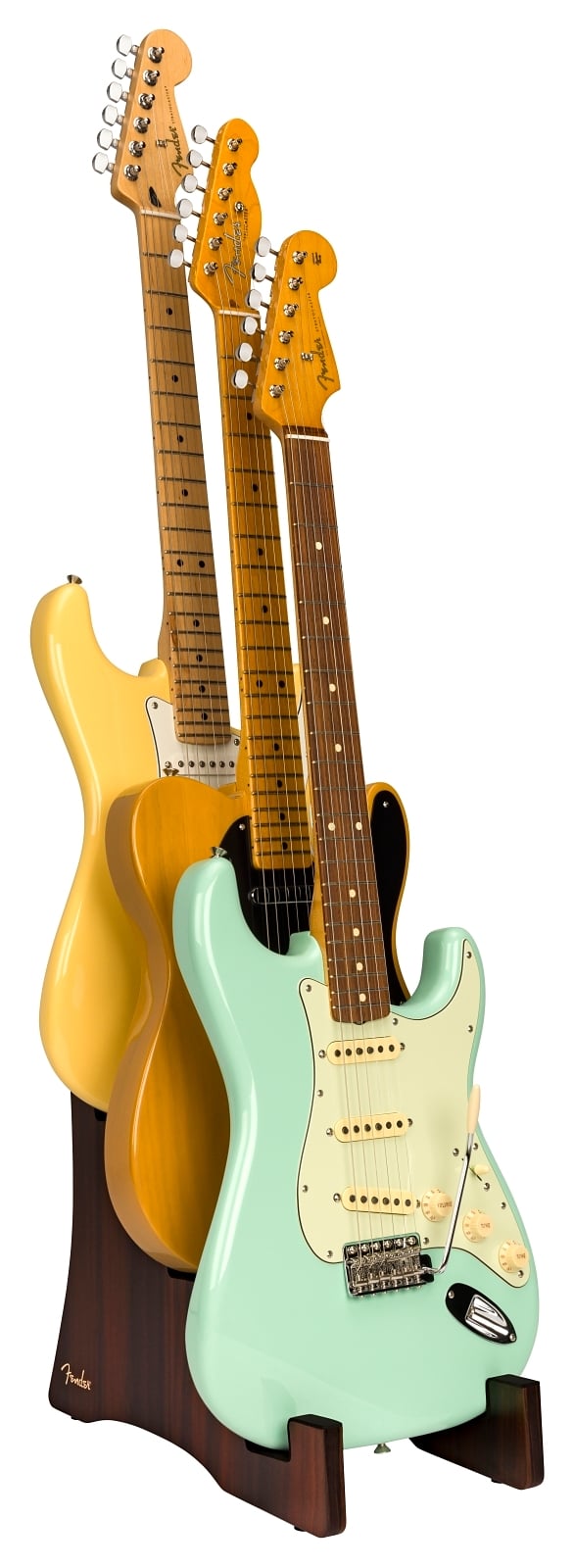 STAND GUIT FENDER DLX WOODEN 3-TIER MULTI MADERA