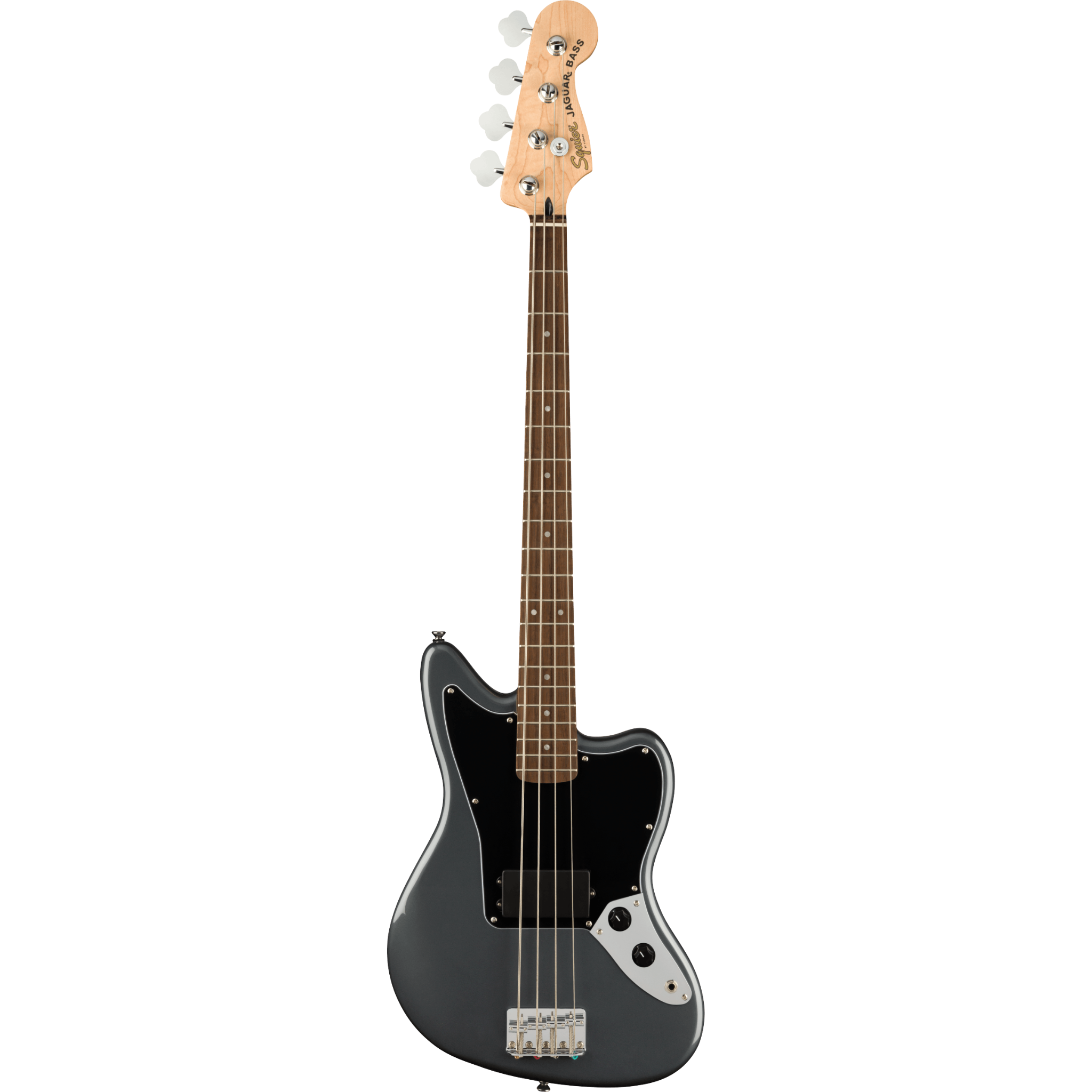 BAJO ELECTRICO FENDER SQUIER AFF JAGUAR 4 CUERDAS NEGRO