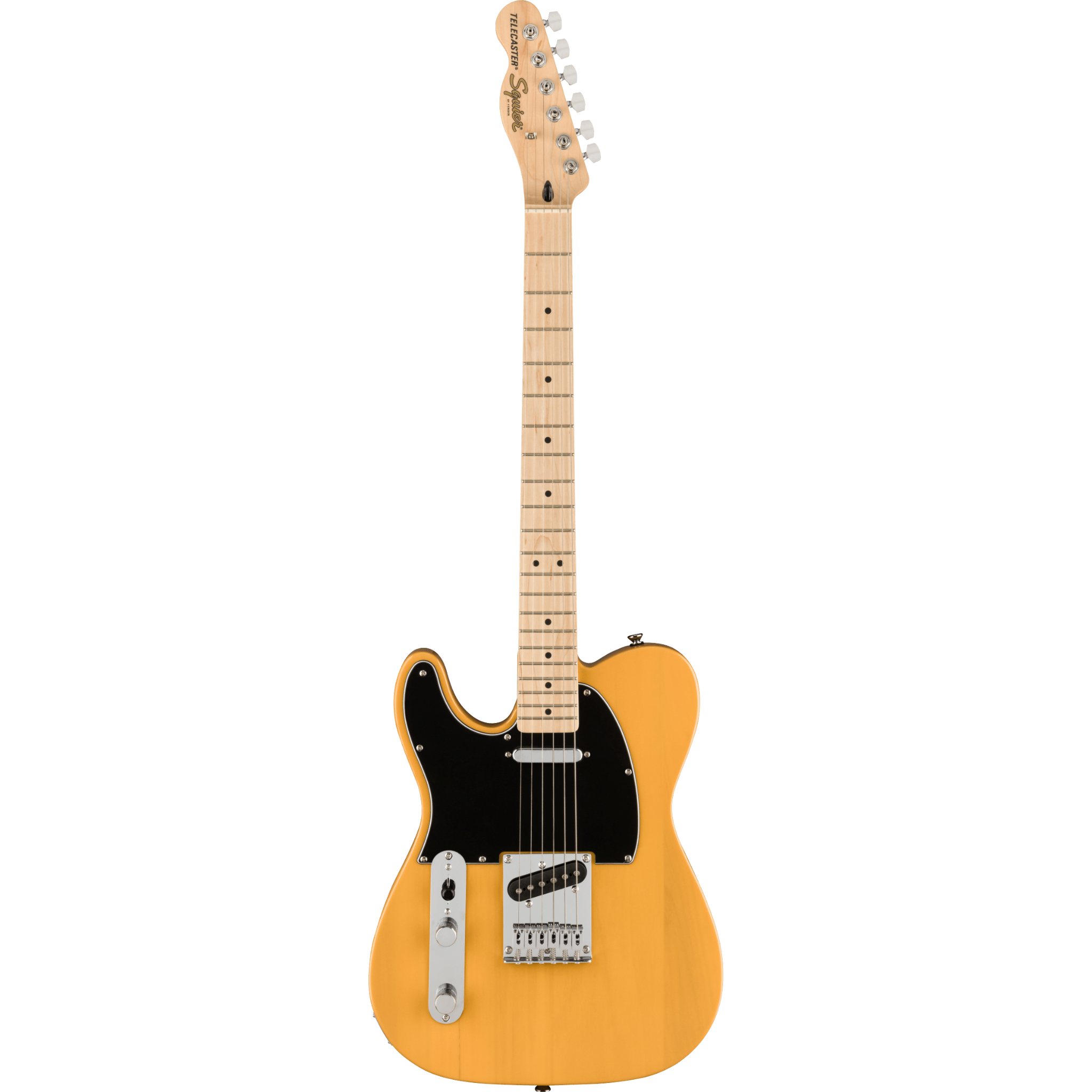 GUITARRA ELECTRICA SQUIER AFF TELECASTER ZURDA CREMA MAPLE MOD0378213550