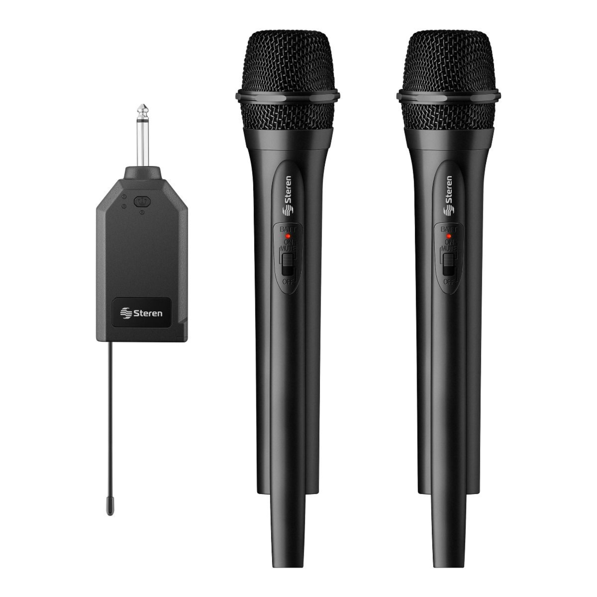 MICROFONO STEREN MIC-288 VHF DOBLE INALAMAMBRICO DE MANO