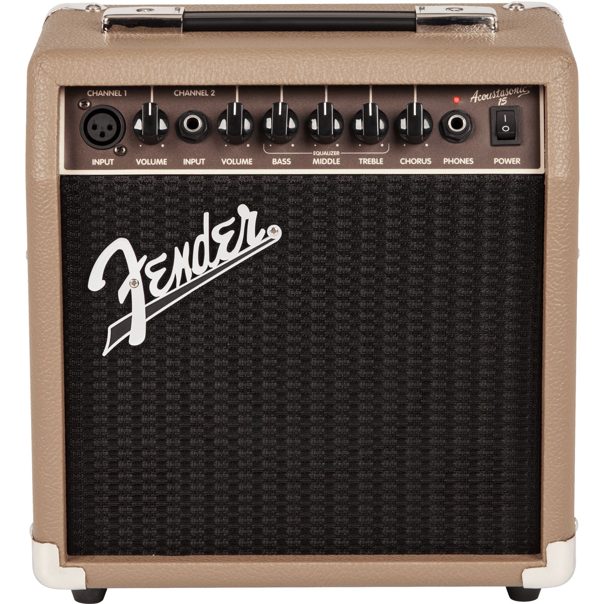 AMPLIFICADOR GUIT FENDER ACOUSTASONIC 15 MARRON