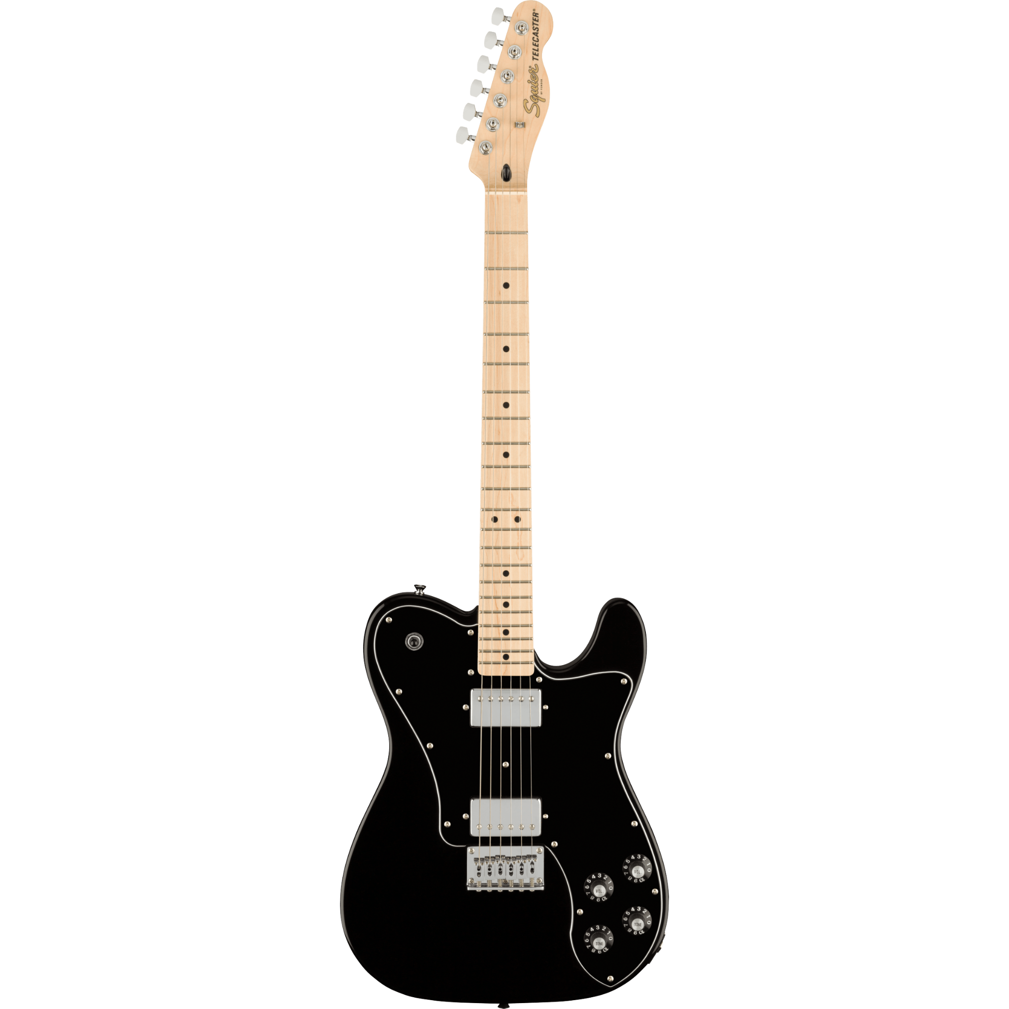 GUITARRA ELECTRICA SQUIER AFF DLX TELECASTER NEGRO MAPLE HH MOD0378253506