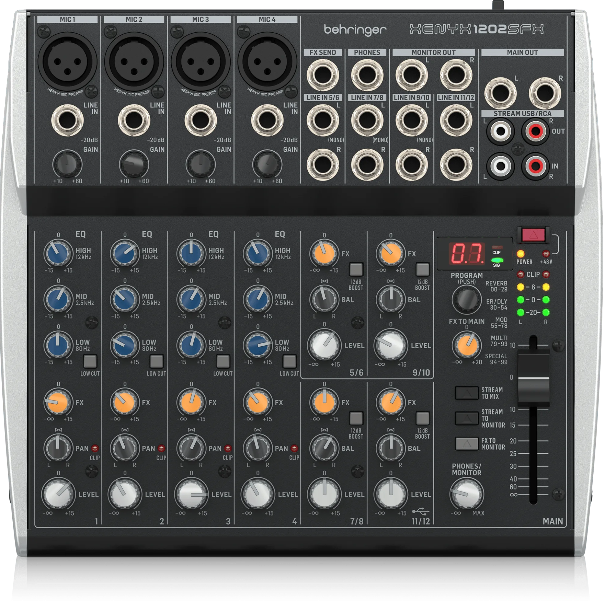 MIXER BEHRINGER 4 CANALES XENYX 1202S XENYX1202S