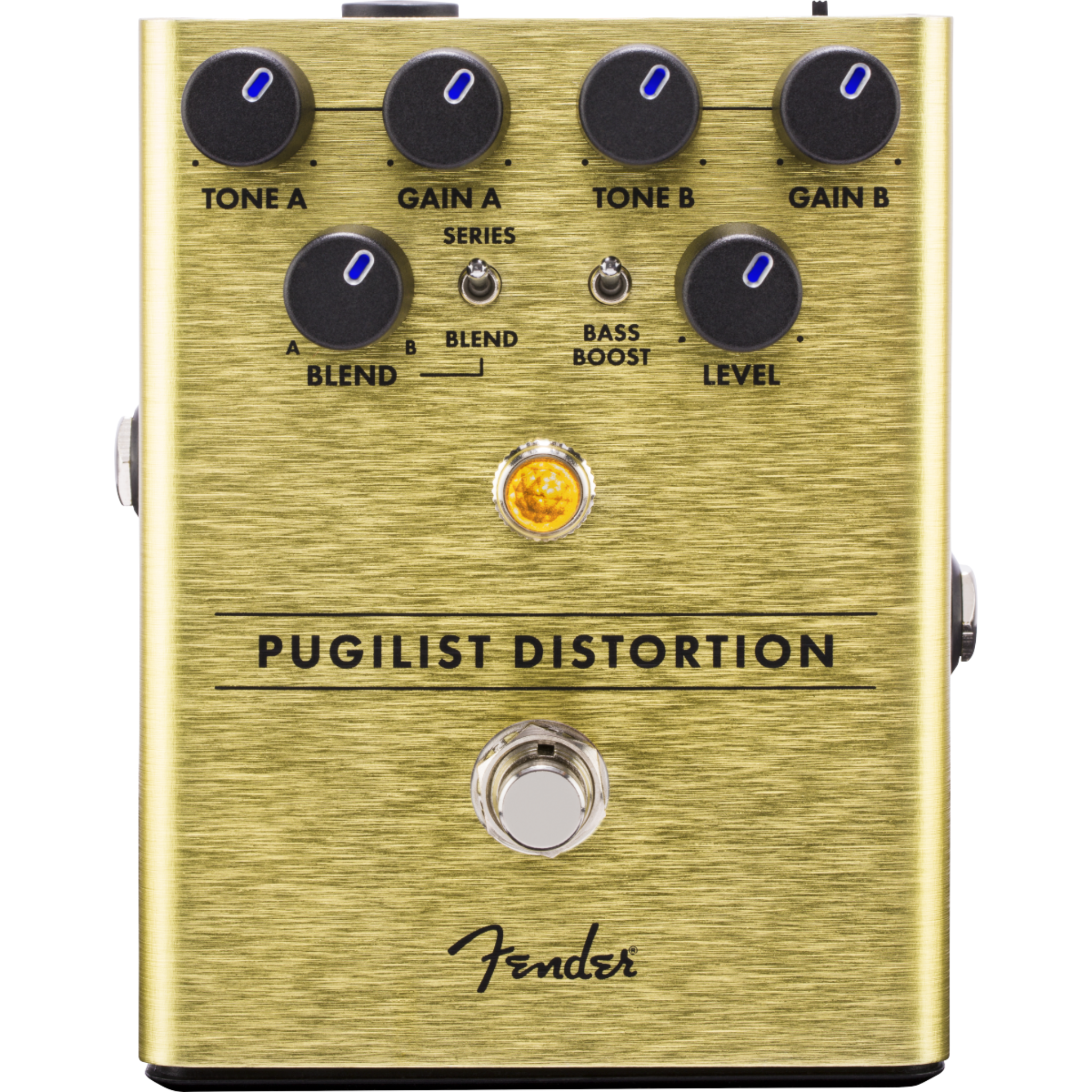 PEDAL DE GUITARRA FENDER PUGILIST DISTORTION DORADO MOD0234534000