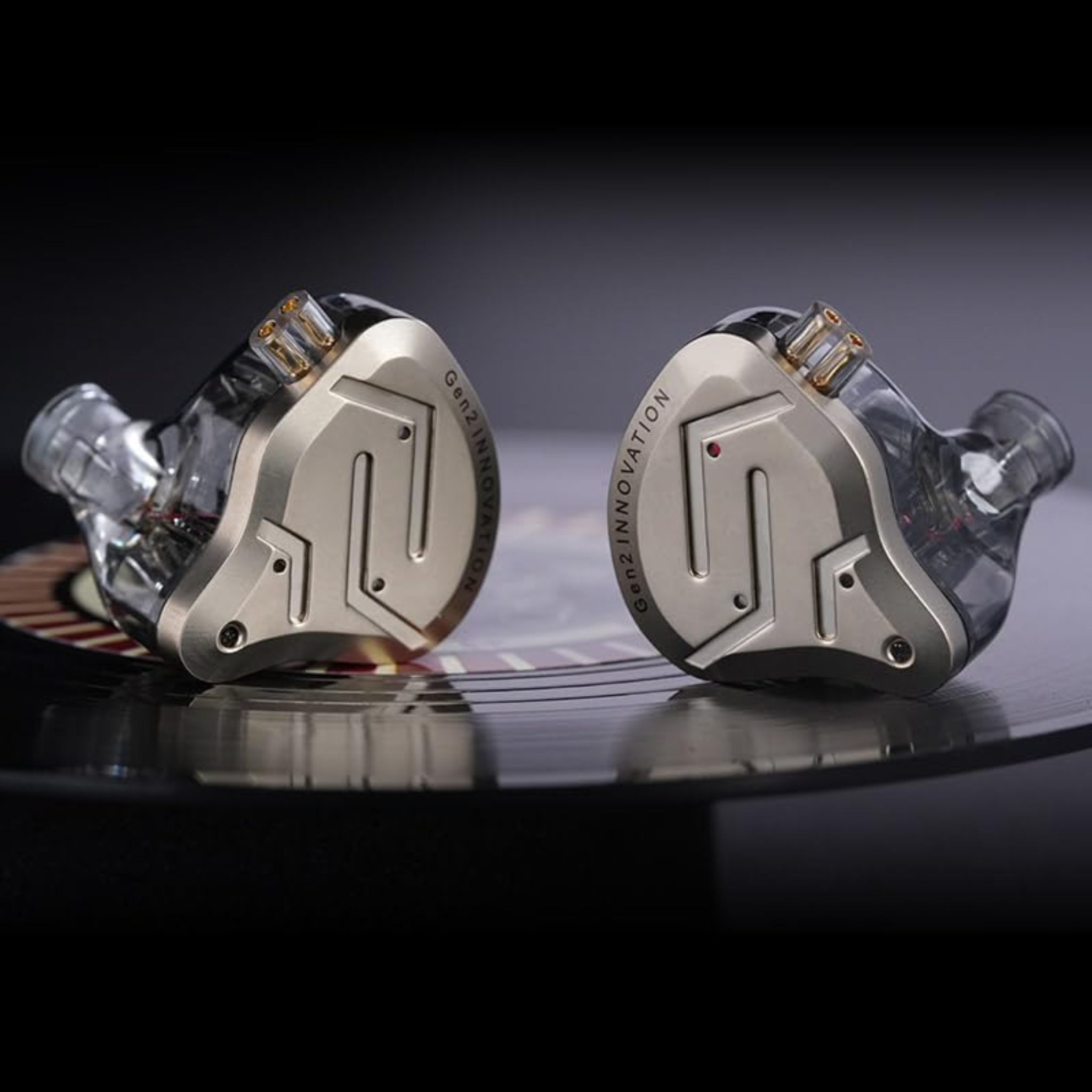 AURICULAR KZ ZSN PRO 2 TRANS/DORADO SIN MICROFONO
