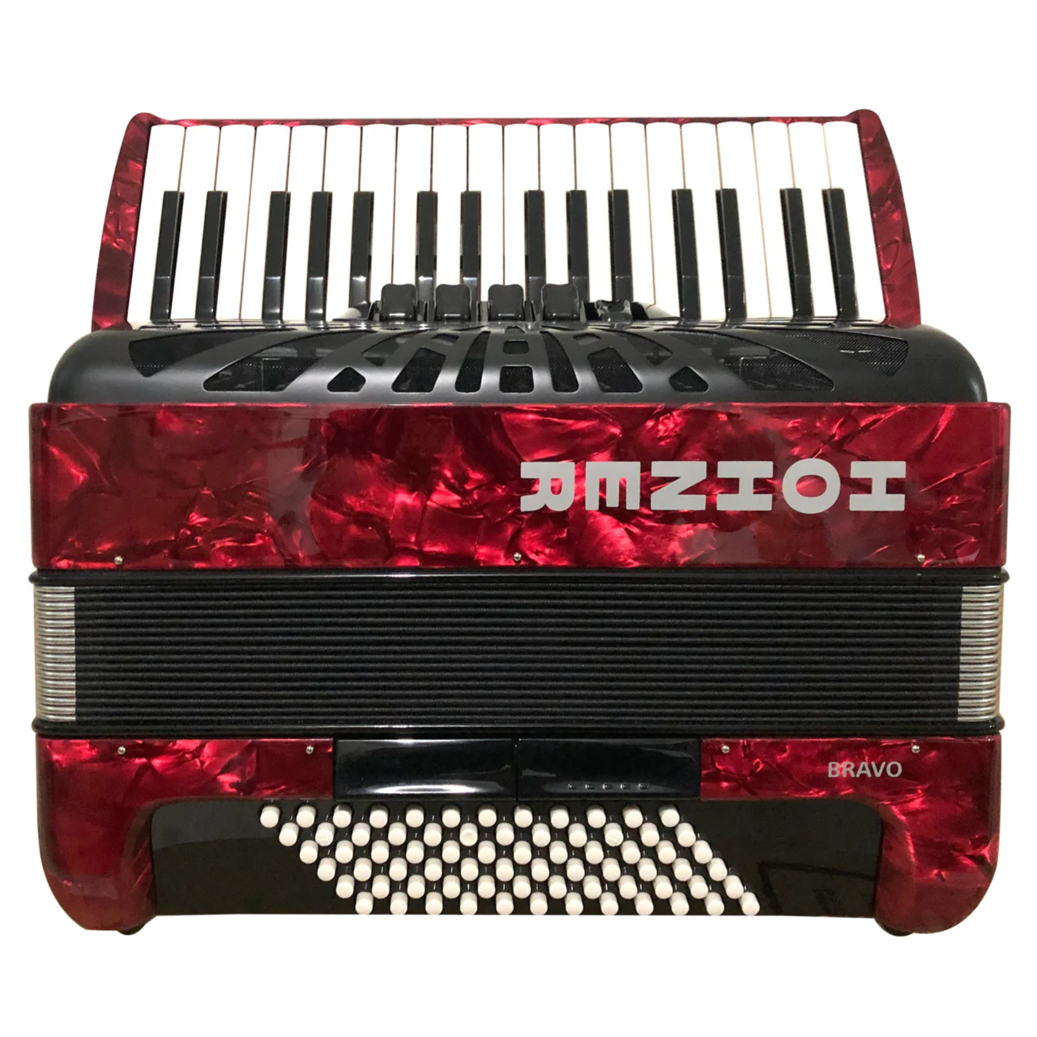 ACORDEON HOHNER BRAVO III ROJO 72 BAJOS