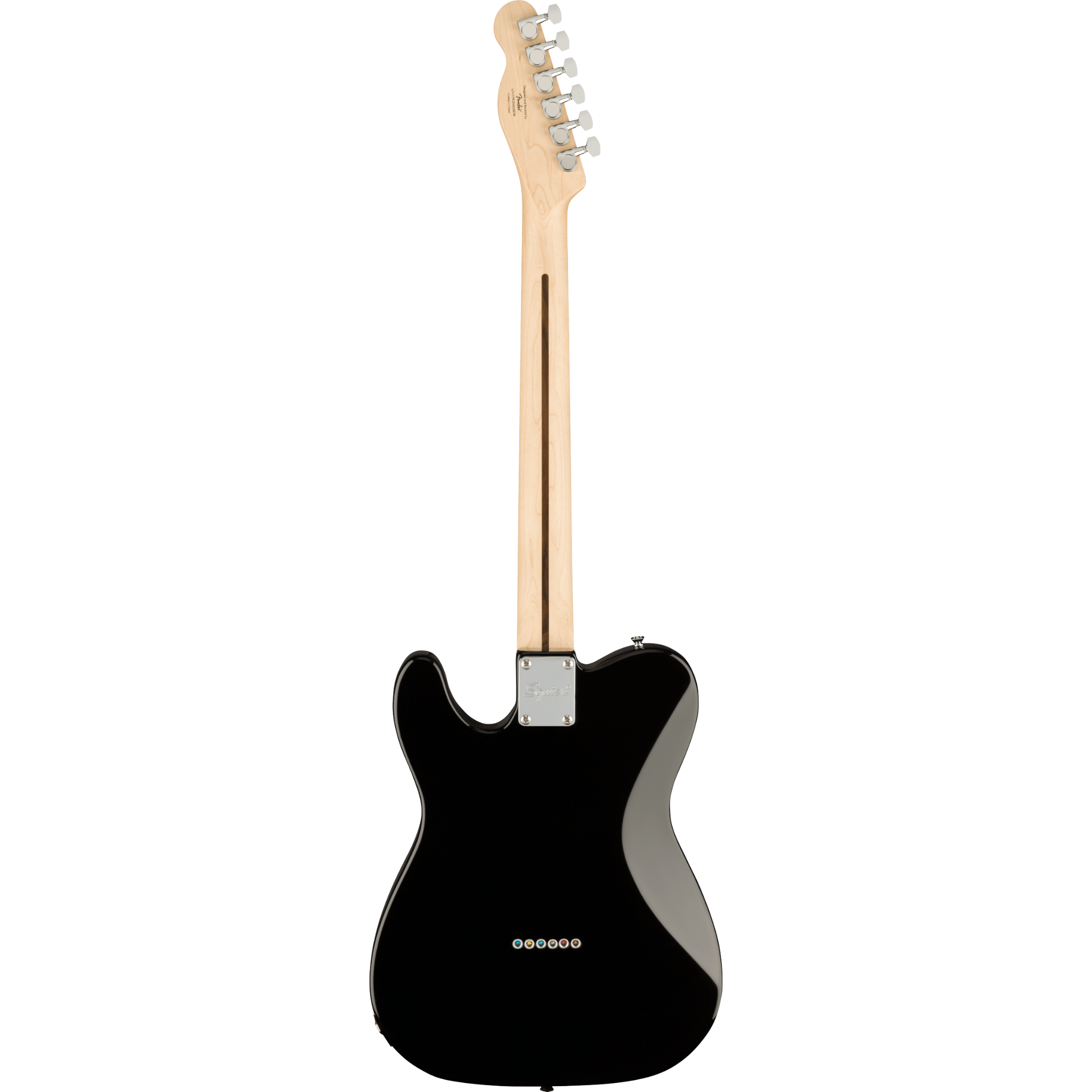 GUITARRA ELECTRICA SQUIER AFF DLX TELECASTER NEGRO MAPLE HH MOD0378253506