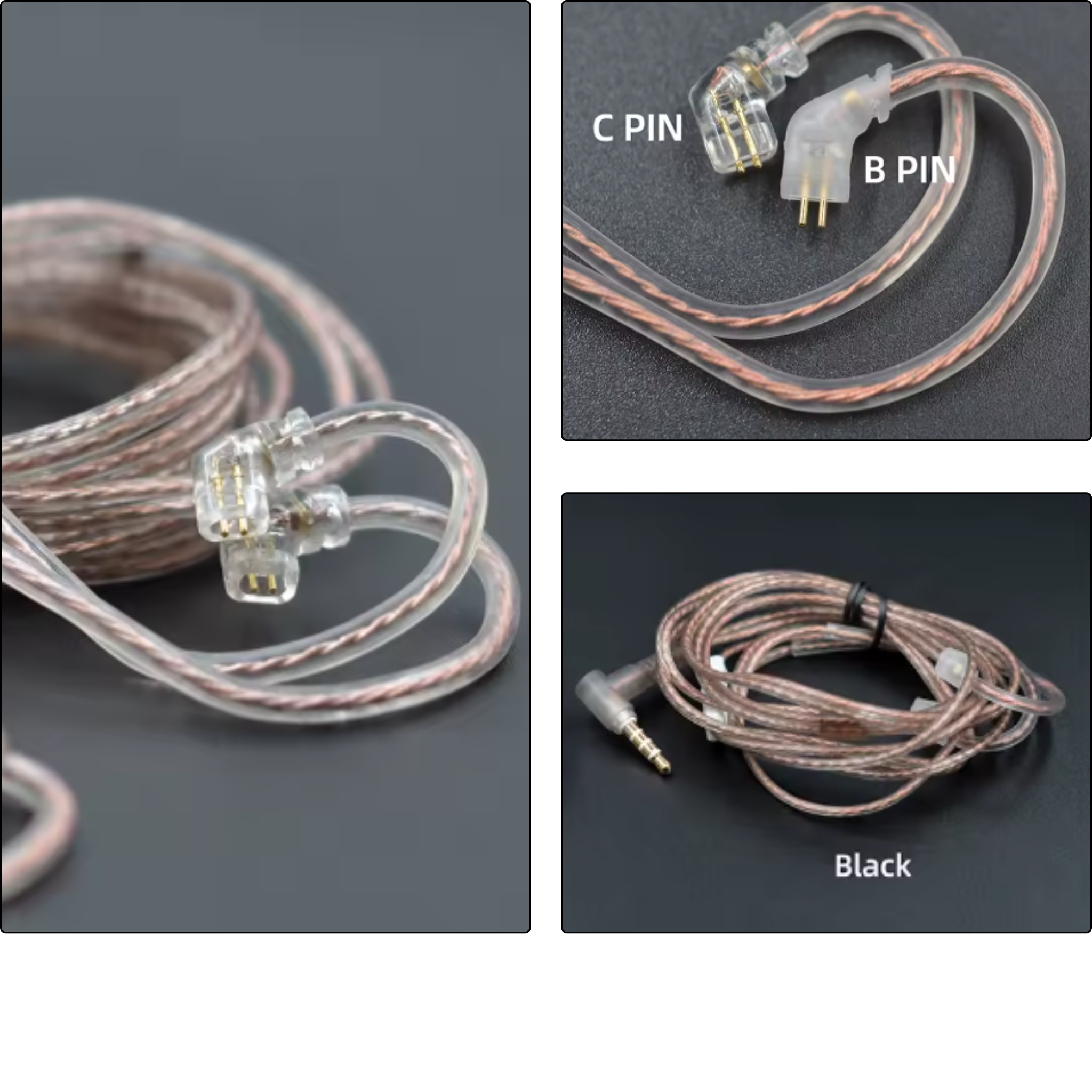 CABLE KZ PLANO PARA AURICULARES 46-17