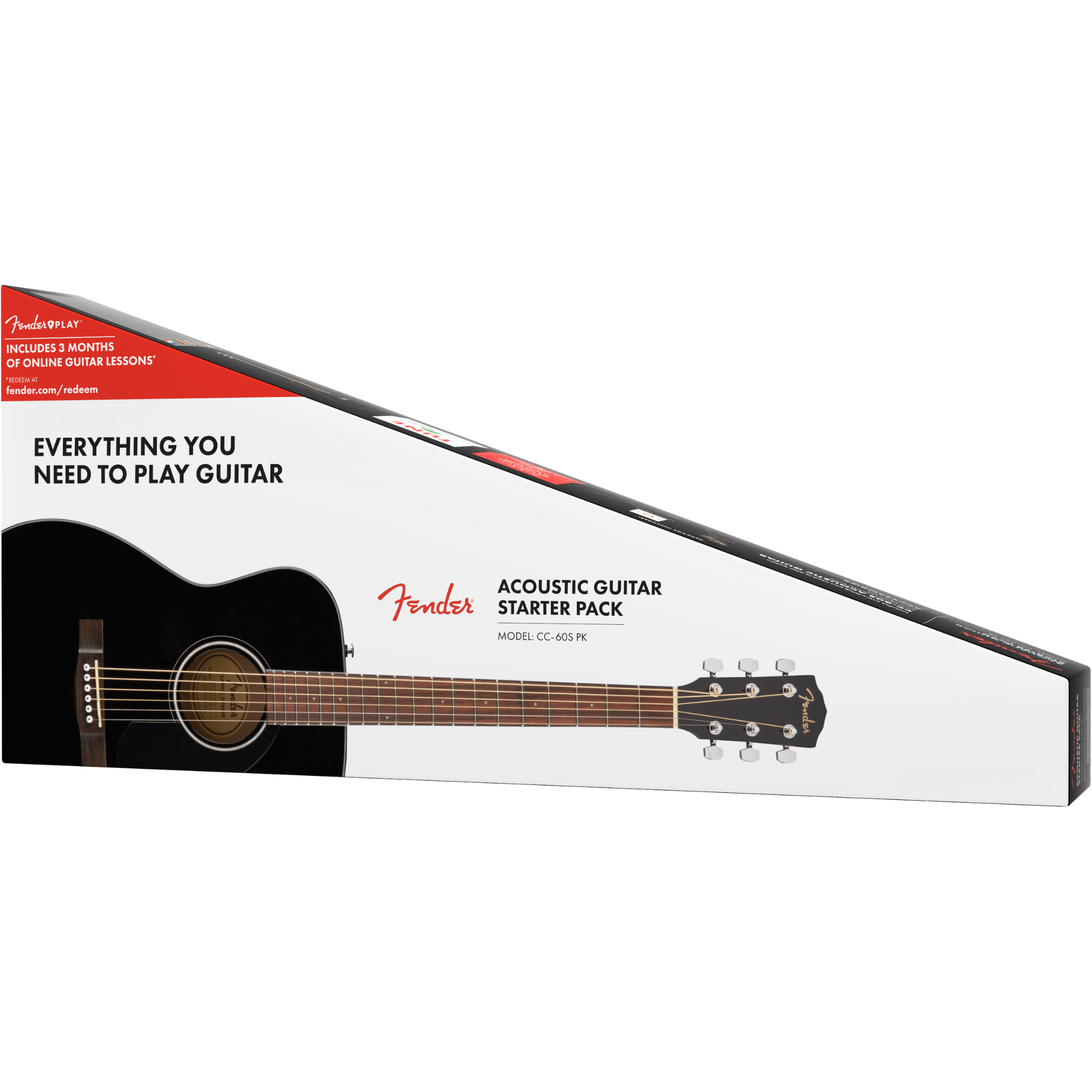 COMBO GUITARRA ACUSTICA FENDER CC60S CONCERT NEGRO MOD0970150406