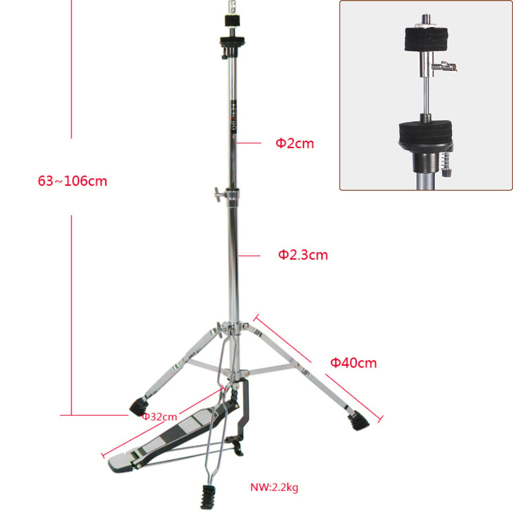 STAND PLATILLO MPRO G500 HIT HAT