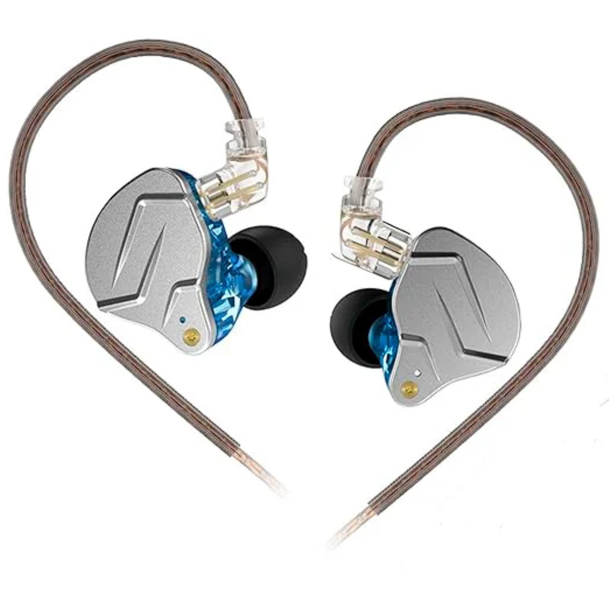AURICULAR KZ ZSN PRO AZUL/GRIS SIN MICROFONO