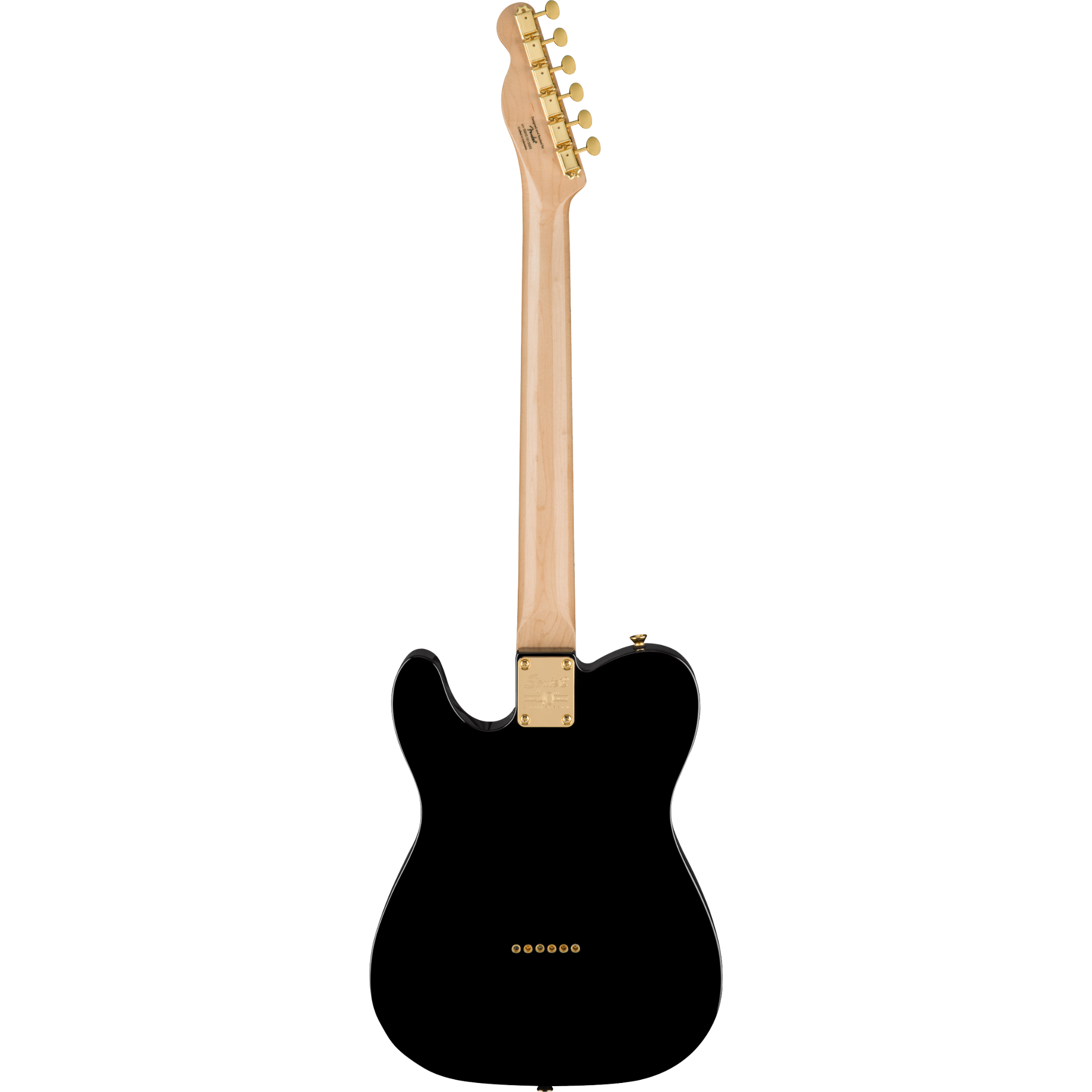 GUITARRA ELECTRICA SQUIER 40TH TELECASTER GOLD NEGRO LAUREL MOD0379400506