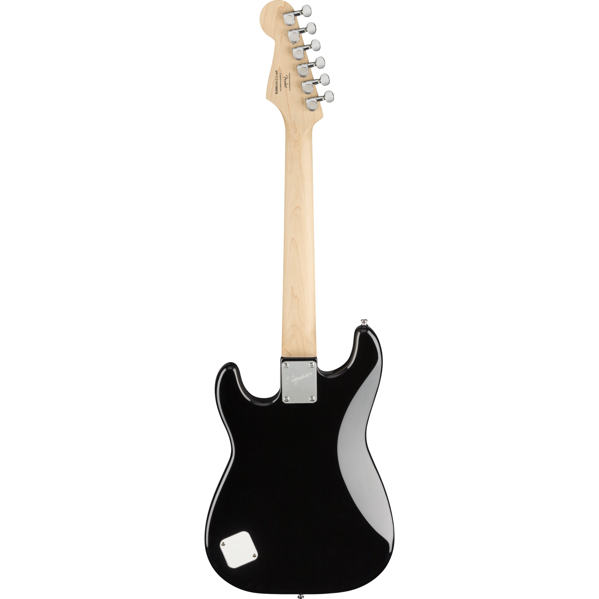 GUITARRA ELECTRICA SQUIER MINI STRATOCASTER NEGRO LAUREL MOD0370121506
