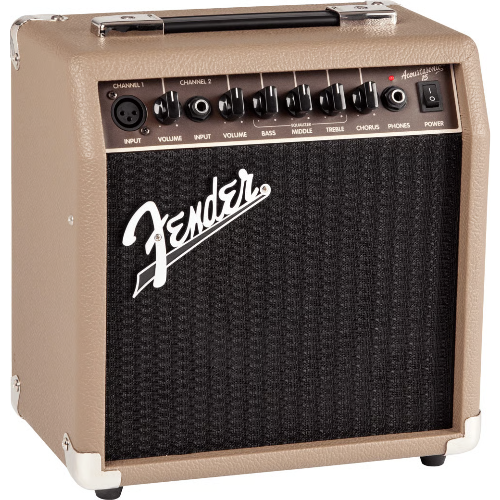 AMPLIFICADOR GUIT FENDER ACOUSTASONIC 15 MARRON