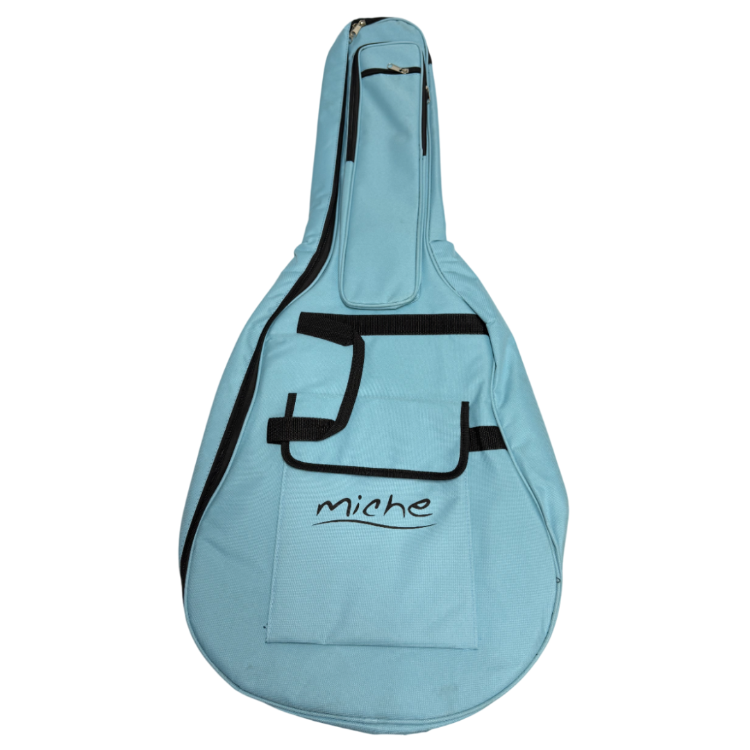 FORRO MICHE PARA GUITARRA AB24 AZUL CLARO 40" MARCADO