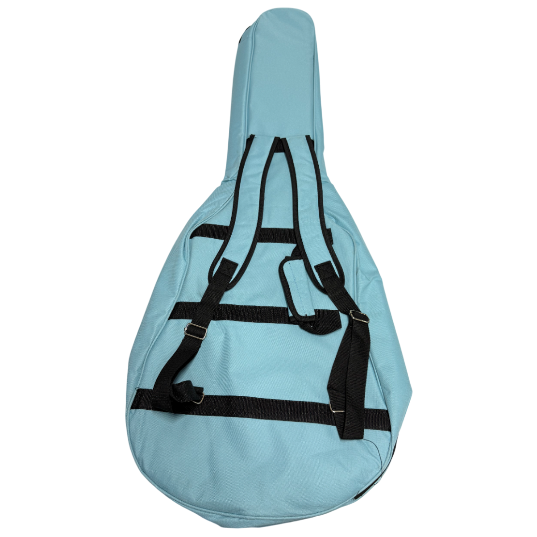 FORRO MICHE PARA GUITARRA AB24 AZUL CLARO 40" MARCADO