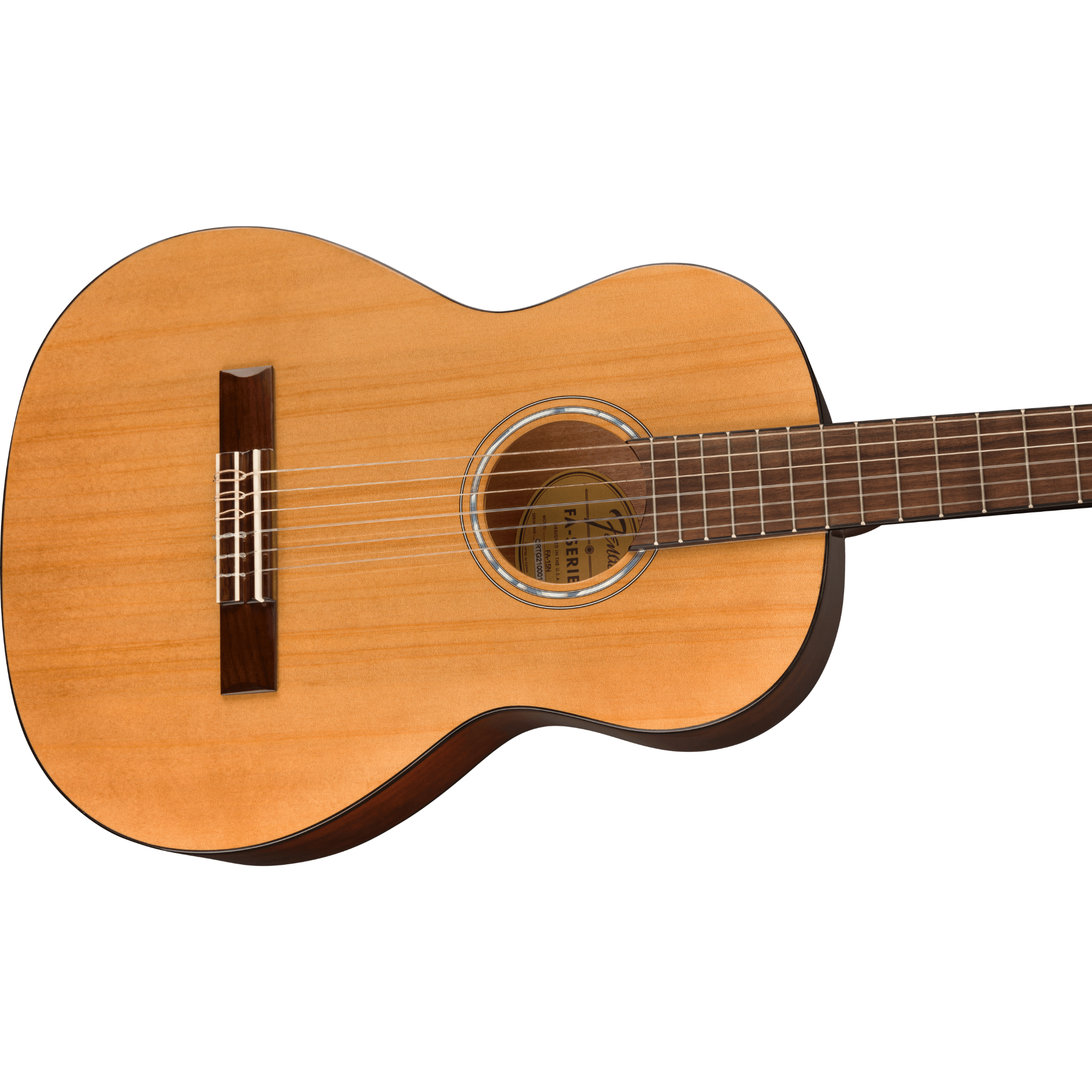GUITARRA ACUSTICA FENDER FA15N 3/4 CLASICA NATURAL MOD0971160121