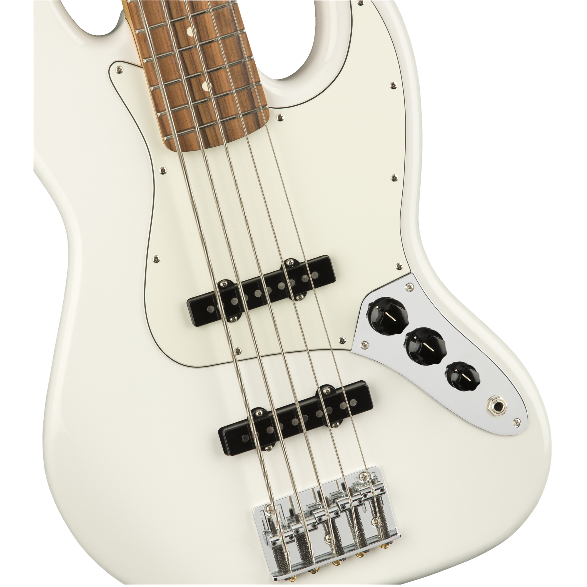 BAJO ELECTRICO FENDER PLR JAZZ BLANCO PAUFER 5 CUERDAS MOD0149953515