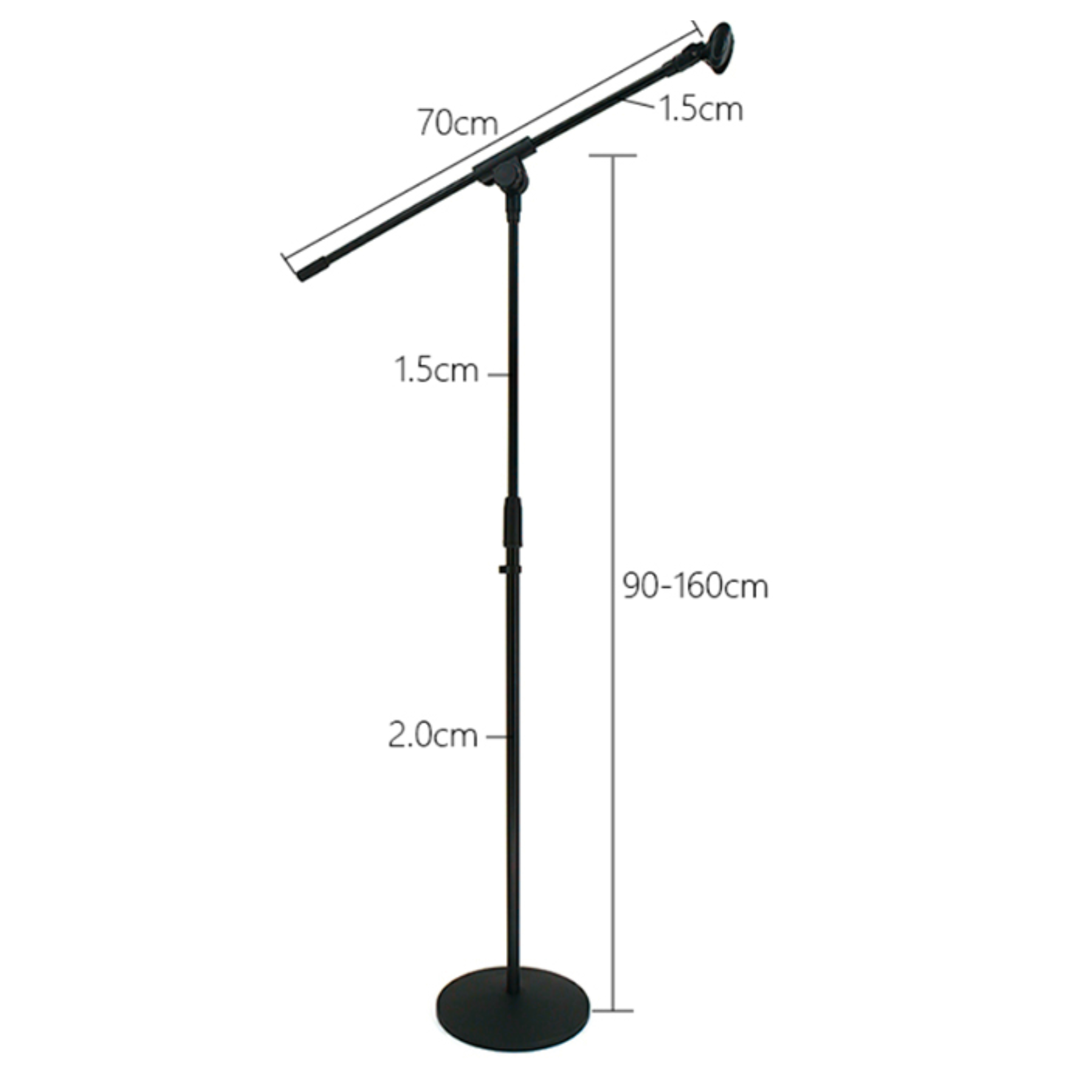 STAND DE MICROFONO MPRO M310 BOOM/TORTA