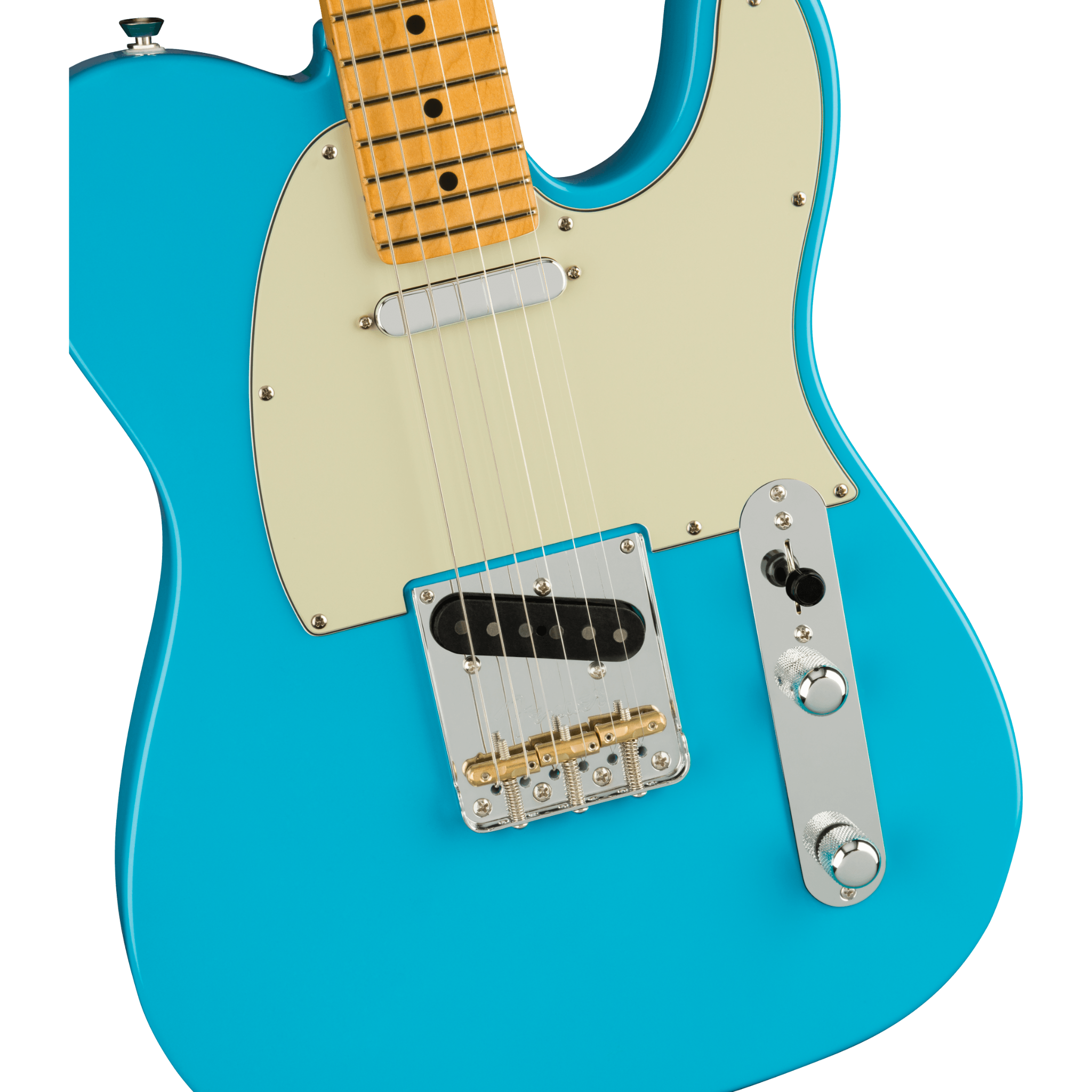 GUITARRA ELECTRICA FENDER AM PRO 2 TELECASTER AZUL MAPLE MOD0113942719