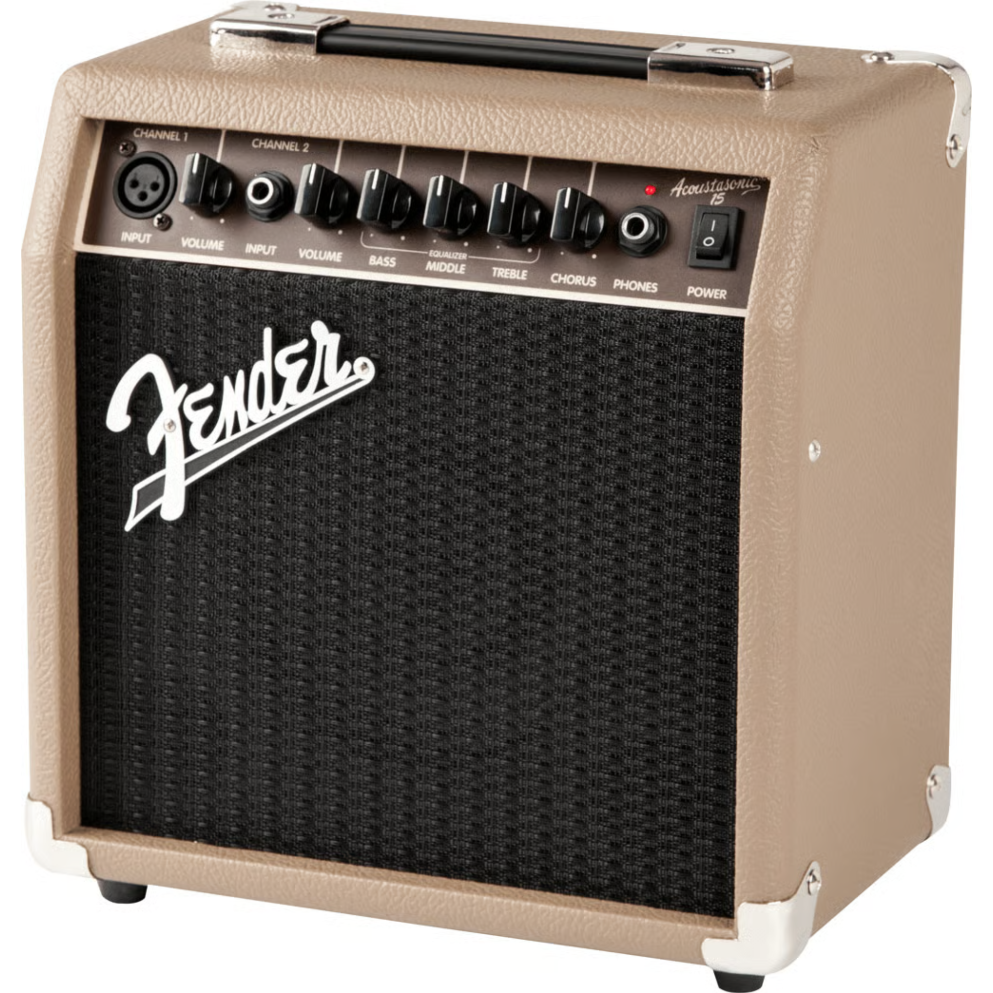 AMPLIFICADOR GUIT FENDER ACOUSTASONIC 15 MARRON