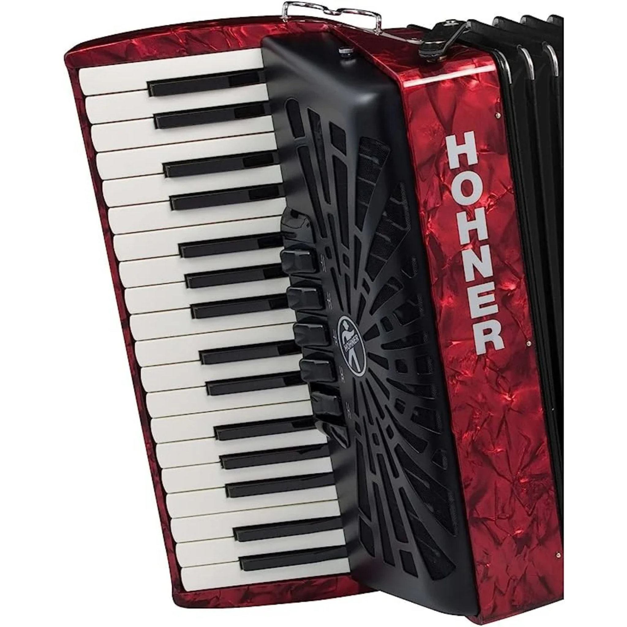 ACORDEON HOHNER BRAVO III ROJO 72 BAJOS