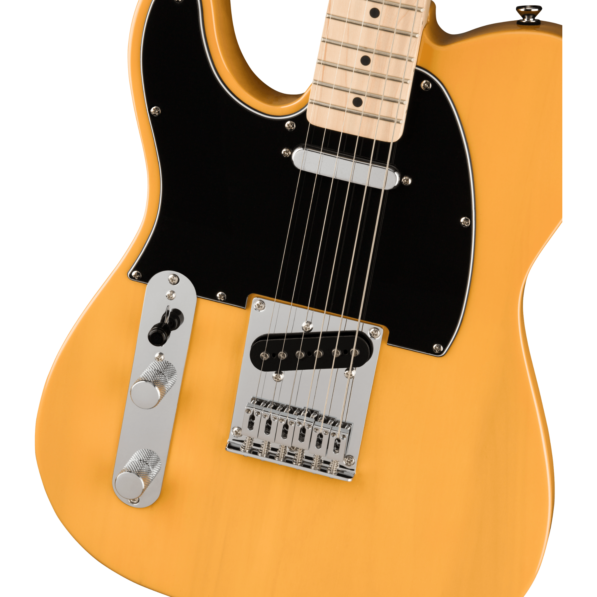 GUITARRA ELECTRICA SQUIER AFF TELECASTER ZURDA CREMA MAPLE MOD0378213550