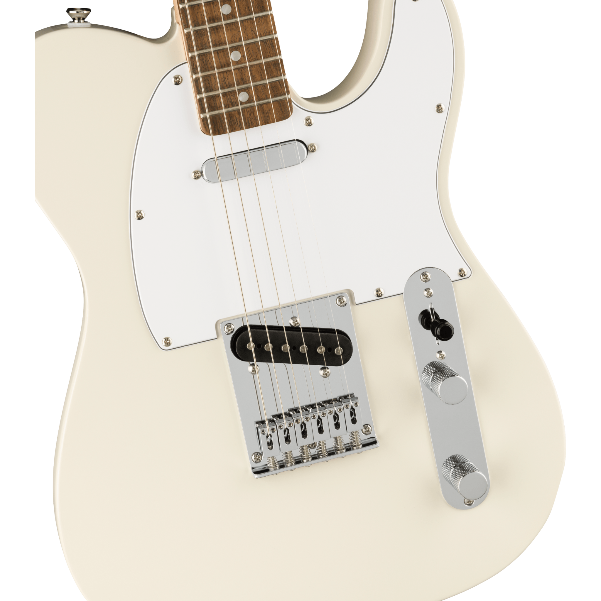 GUITARRA ELECTRICA SQUIER AFF TELECASTER BLANCO LAUREL MOD0378200505