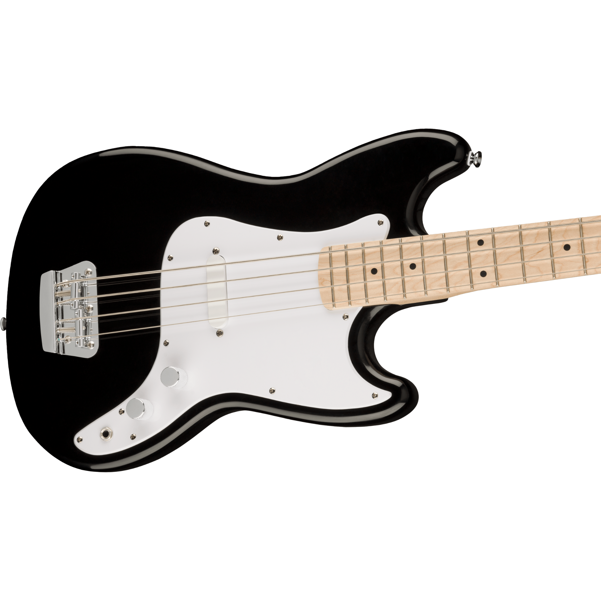 BAJO ELECTRICO SQUIER AFF BRONCO NEGRO MAPLE 4 CUERDAS MOD0310902506