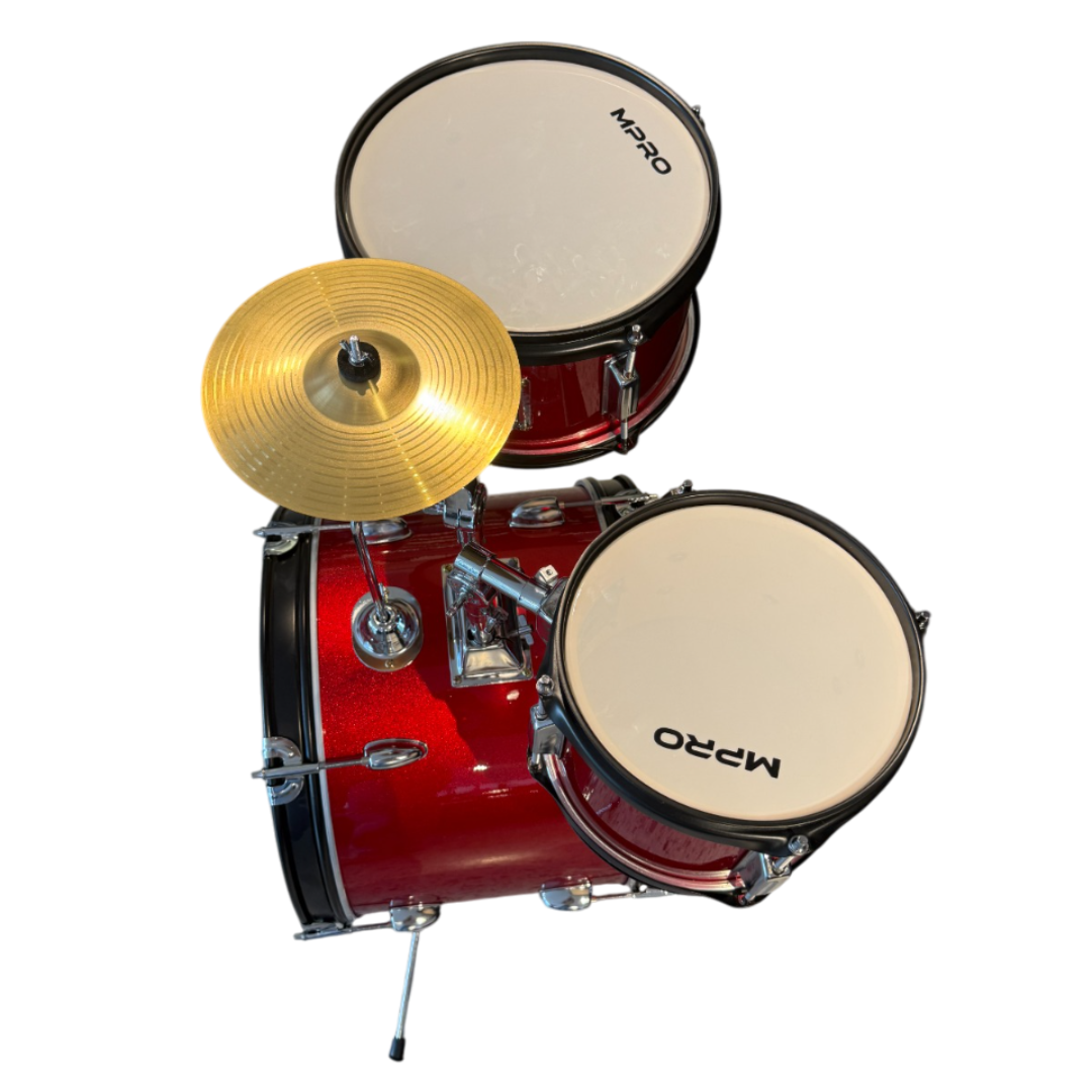 BATERIA MPRO JUNIOR 3PC MK-304 ROJA
