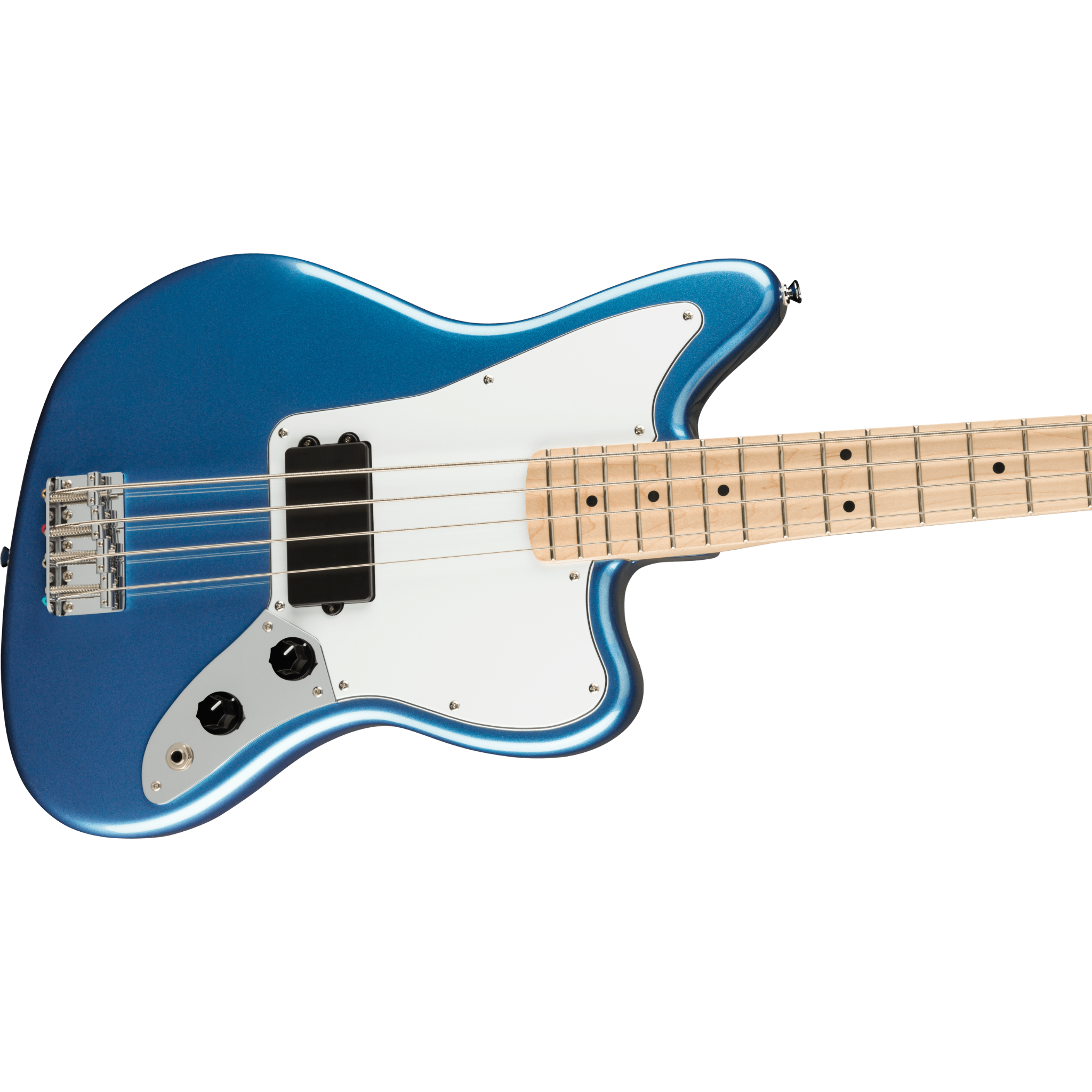 BAJO ELECTRICO SQUIER AFF JAGUAR AZUL MAPLE 4 CUERDAS H MOD0378502502