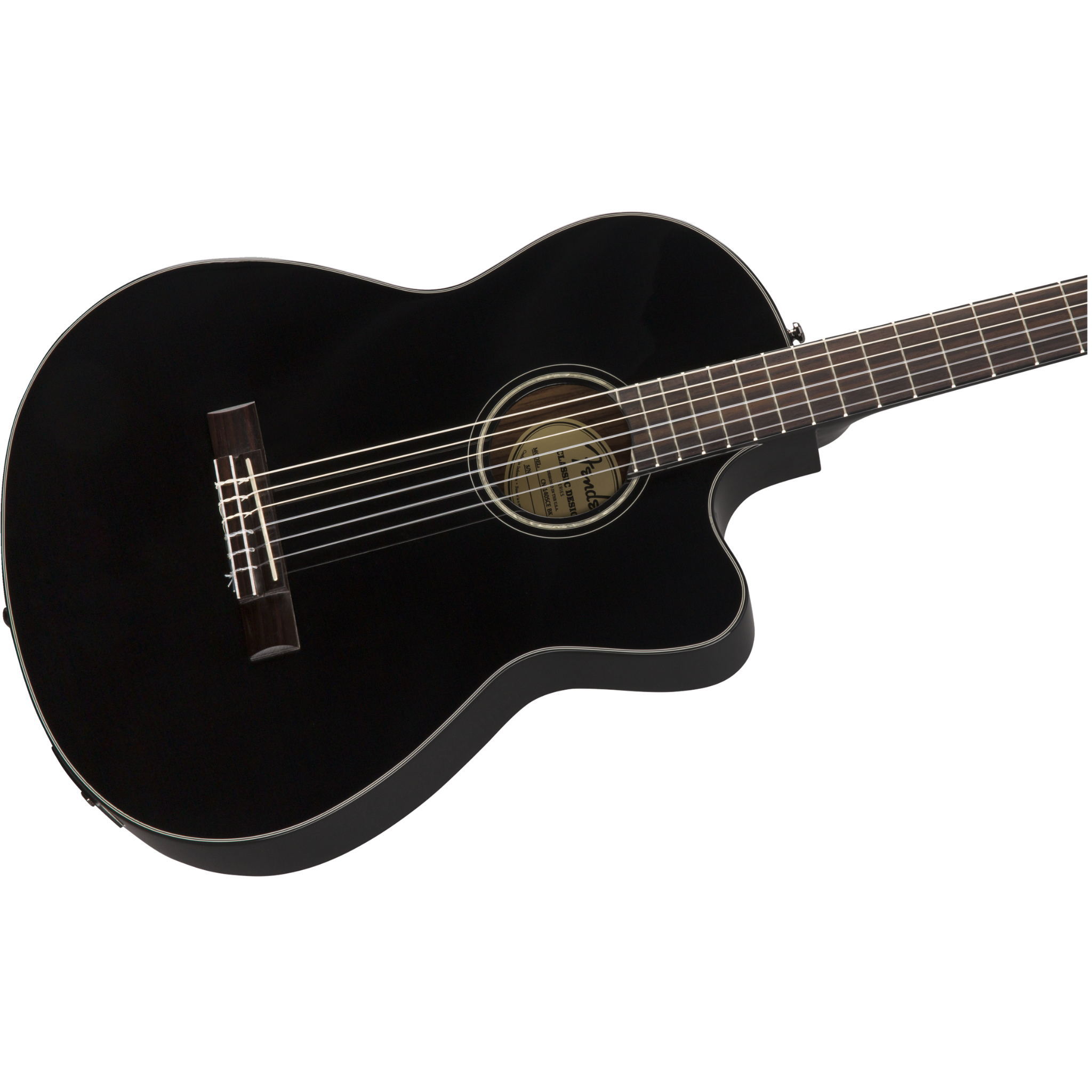 GUITARRA ELECTROACUSTICA FENDER CN140SCE CLASICA NEGRO MOD0970264306