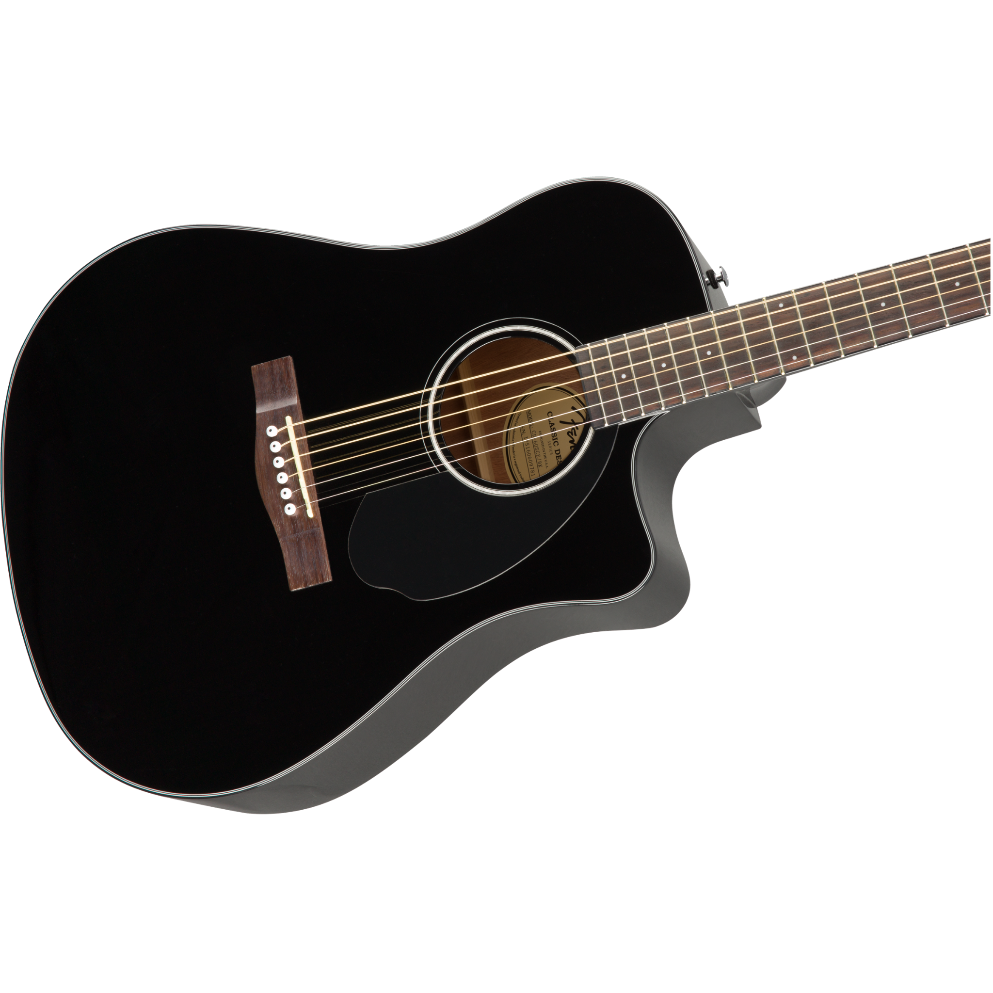 GUITARRA ELECTROACUSTICA FENDER CD60SCE FOLK MEGRO MOD0970113006