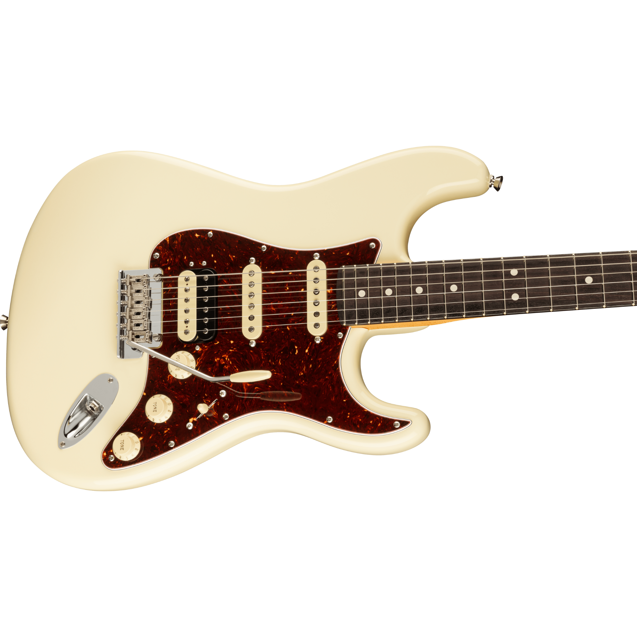 GUITARRA ELECTRICA FENDER AM PRO II STRATOCASTER BLANCO P/ROSA MOD0113910705