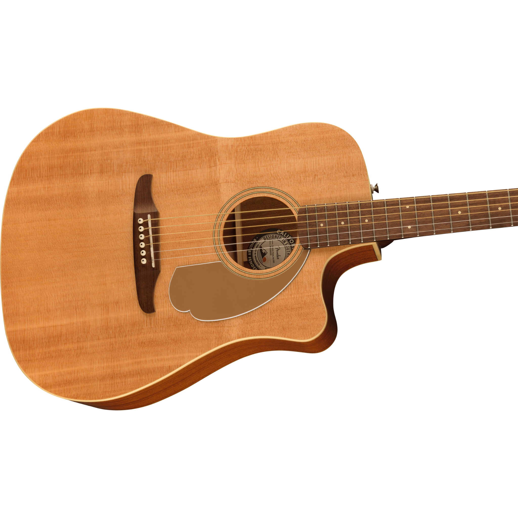 GUITARRA ELECTROACUSTICA FENDER PLR REDONDO FOLK NATURAL MOD0970713521