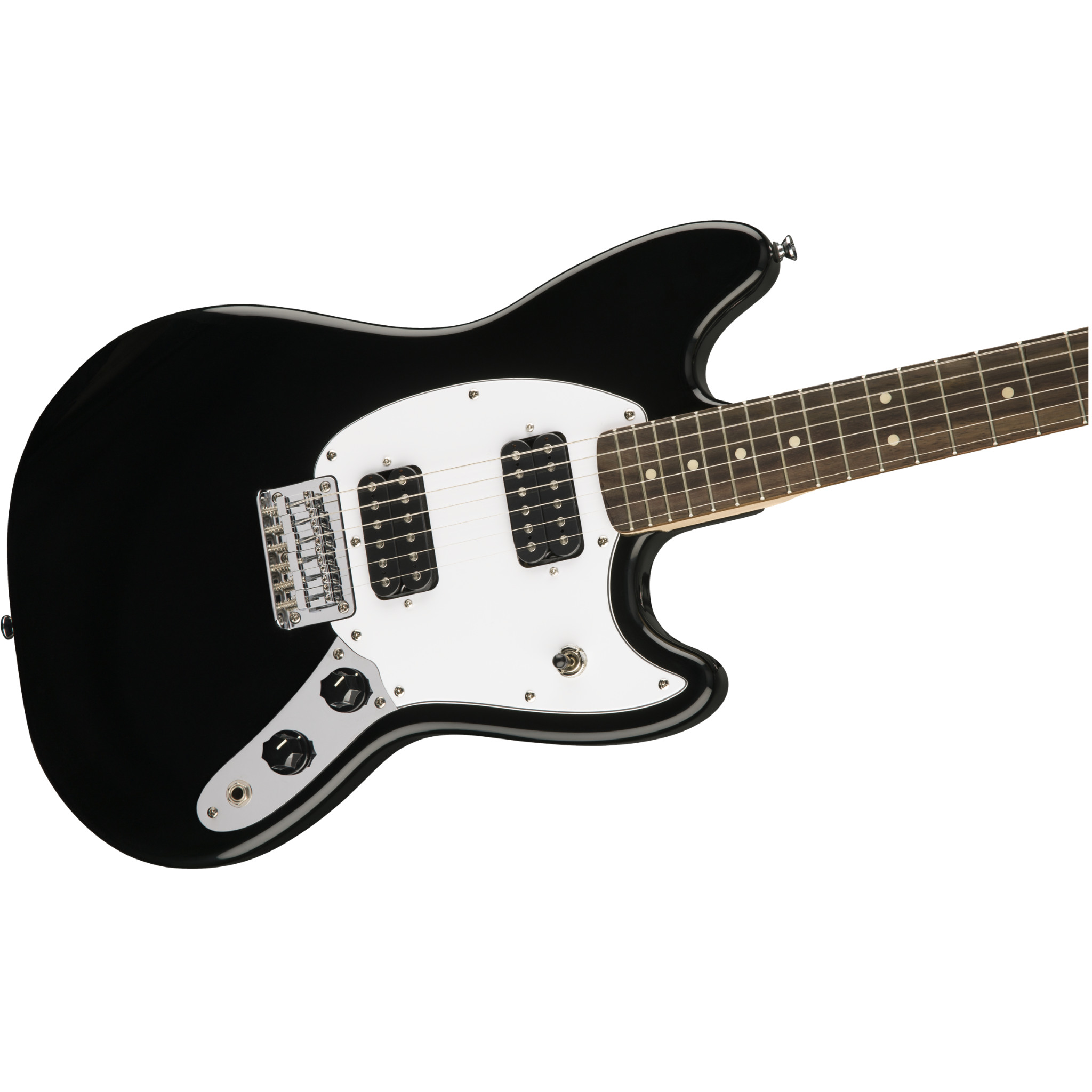 GUITARRA ELECTRICA SQUIER BULLET MUSTANG NEGRO LAUREL HH MOD0371220506