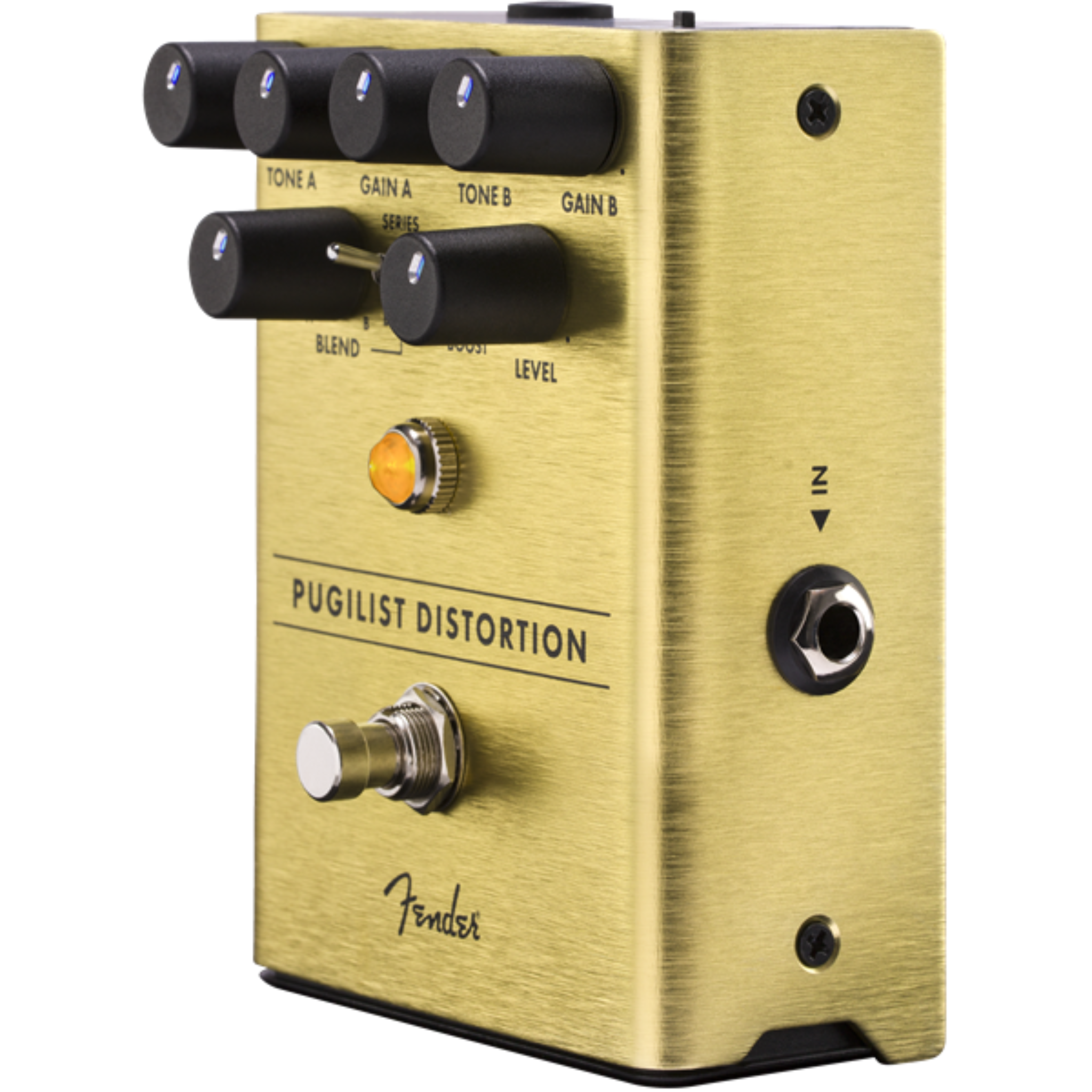 PEDAL DE GUITARRA FENDER PUGILIST DISTORTION DORADO MOD0234534000