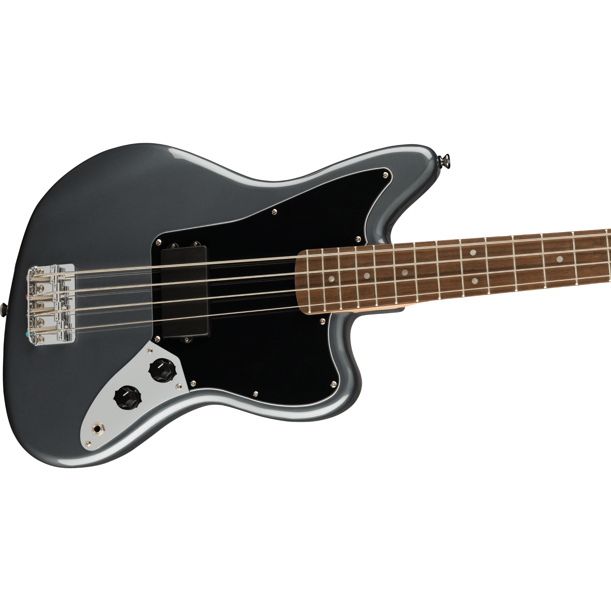 BAJO ELECTRICO FENDER SQUIER AFF JAGUAR 4 CUERDAS NEGRO