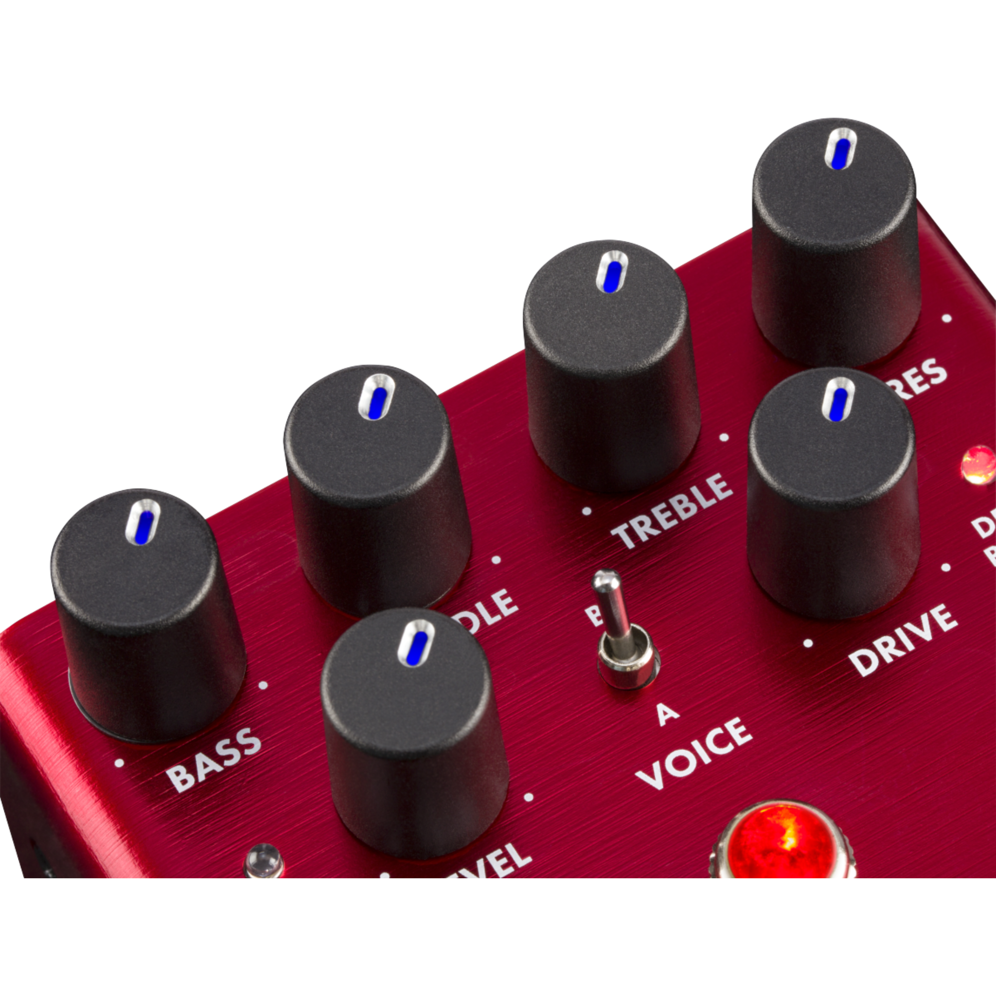 PEDAL DE GUITARRA FENDER SANTA ANA OVERDRIVE ROJO MOD0234533000