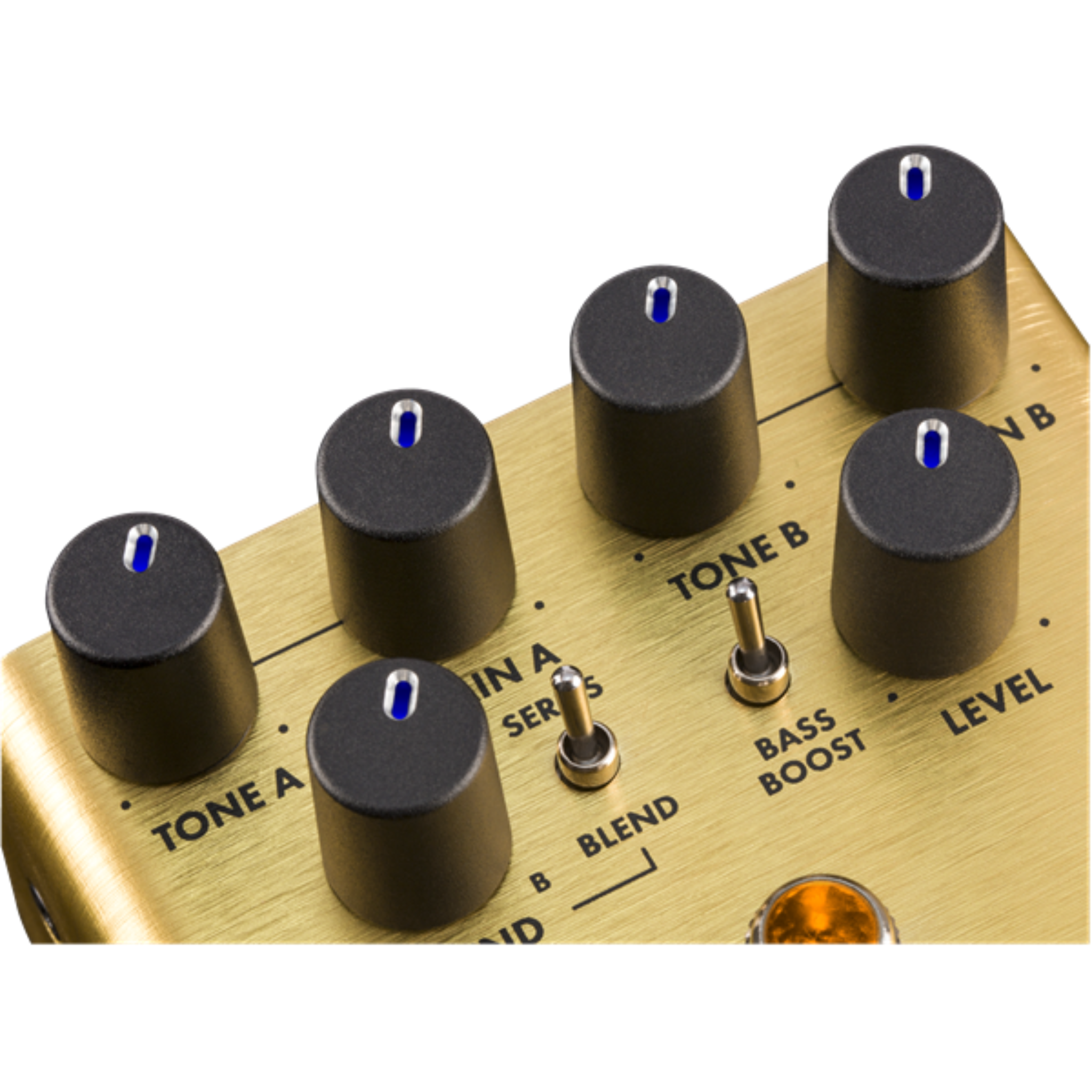 PEDAL DE GUITARRA FENDER PUGILIST DISTORTION DORADO MOD0234534000
