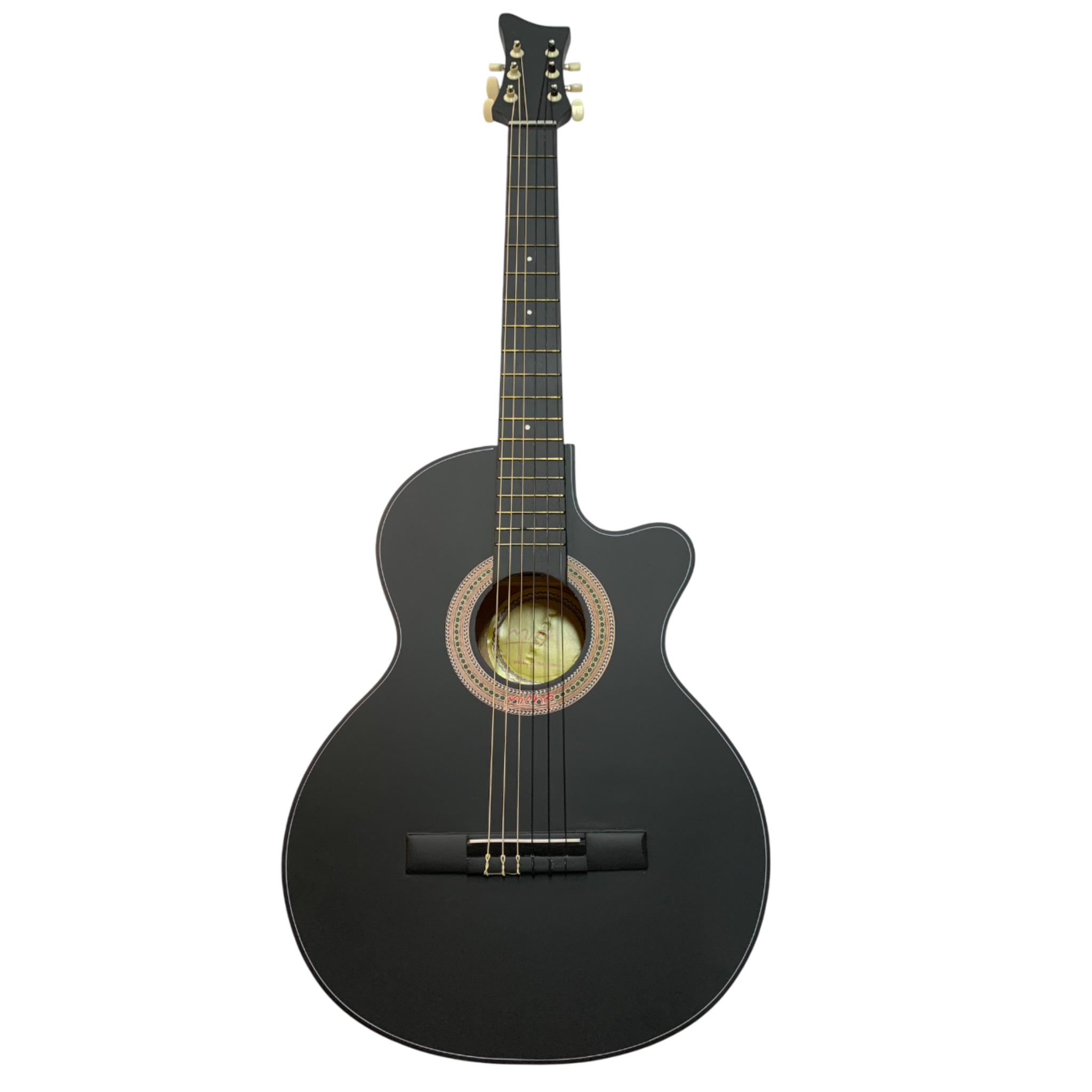 GUITARRA ACUSTICA MICHE/MILL SHAK NEGRO CON FORRO GRATIS