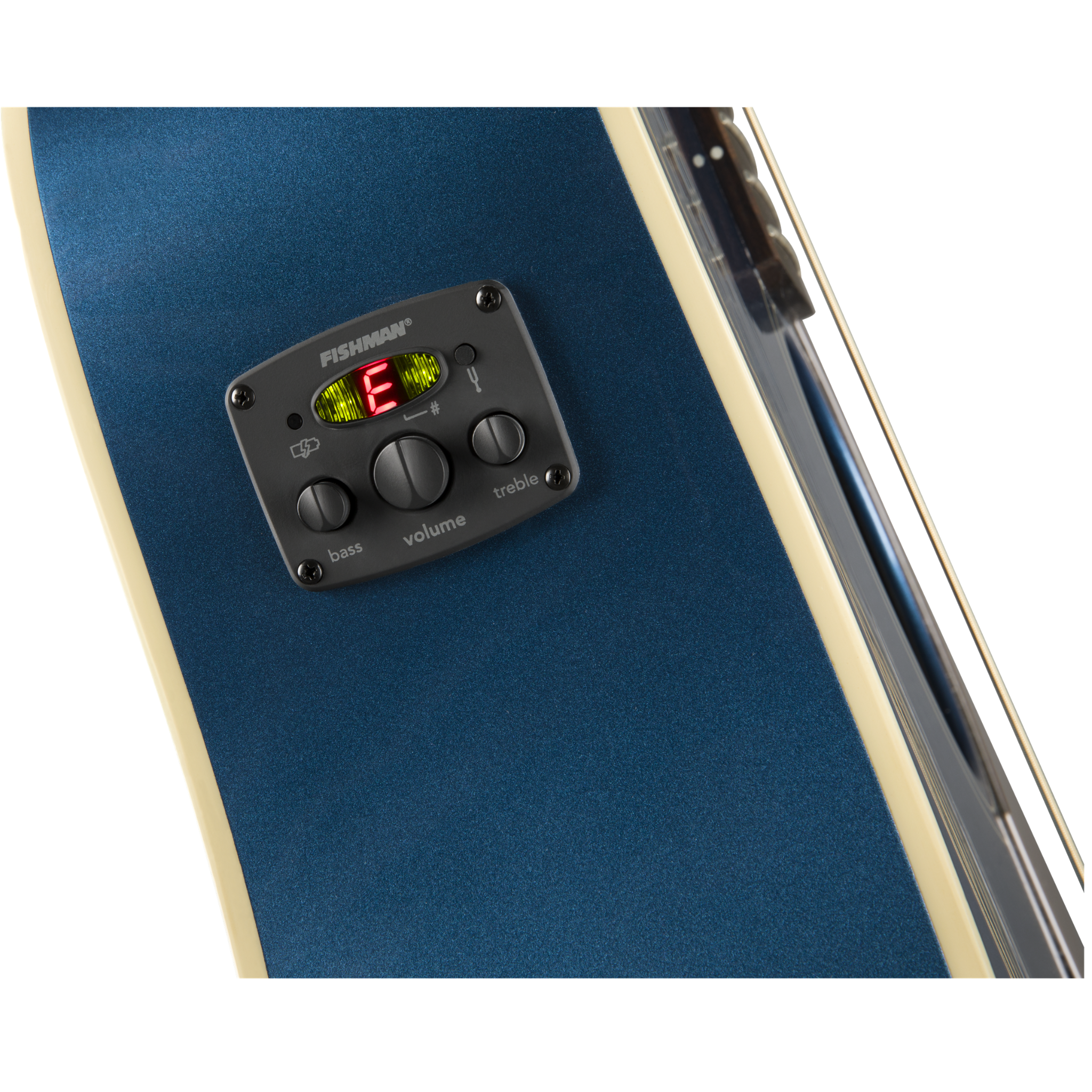 GUITARRA ELECTROACUSTICA FENDER PLR REDONDO FOLK AZUL MOD0970713010