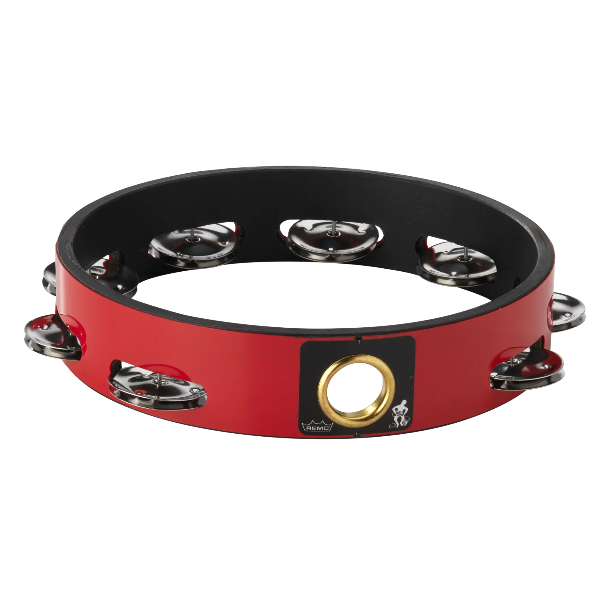 PANDERO REMO TAMBOURINE, HEADLESS 8" ROJA TA-6108-52
